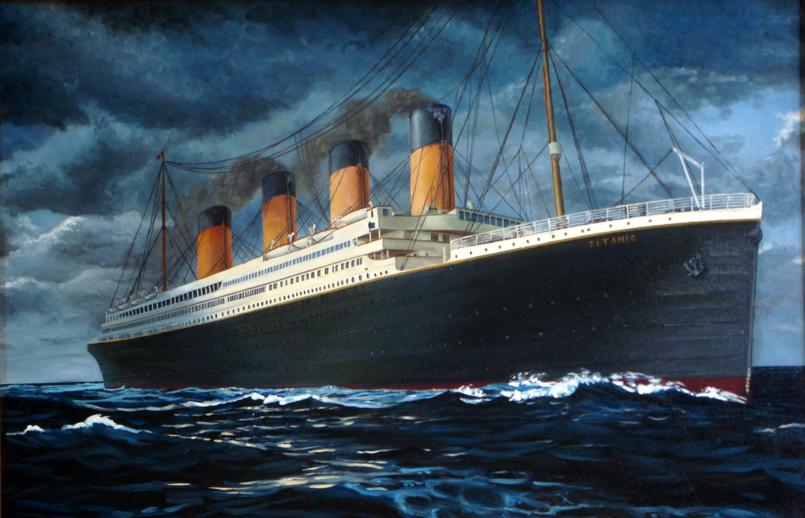 Historic Titanic Ship HD Wallpaper Majestic Ocean Liner Background