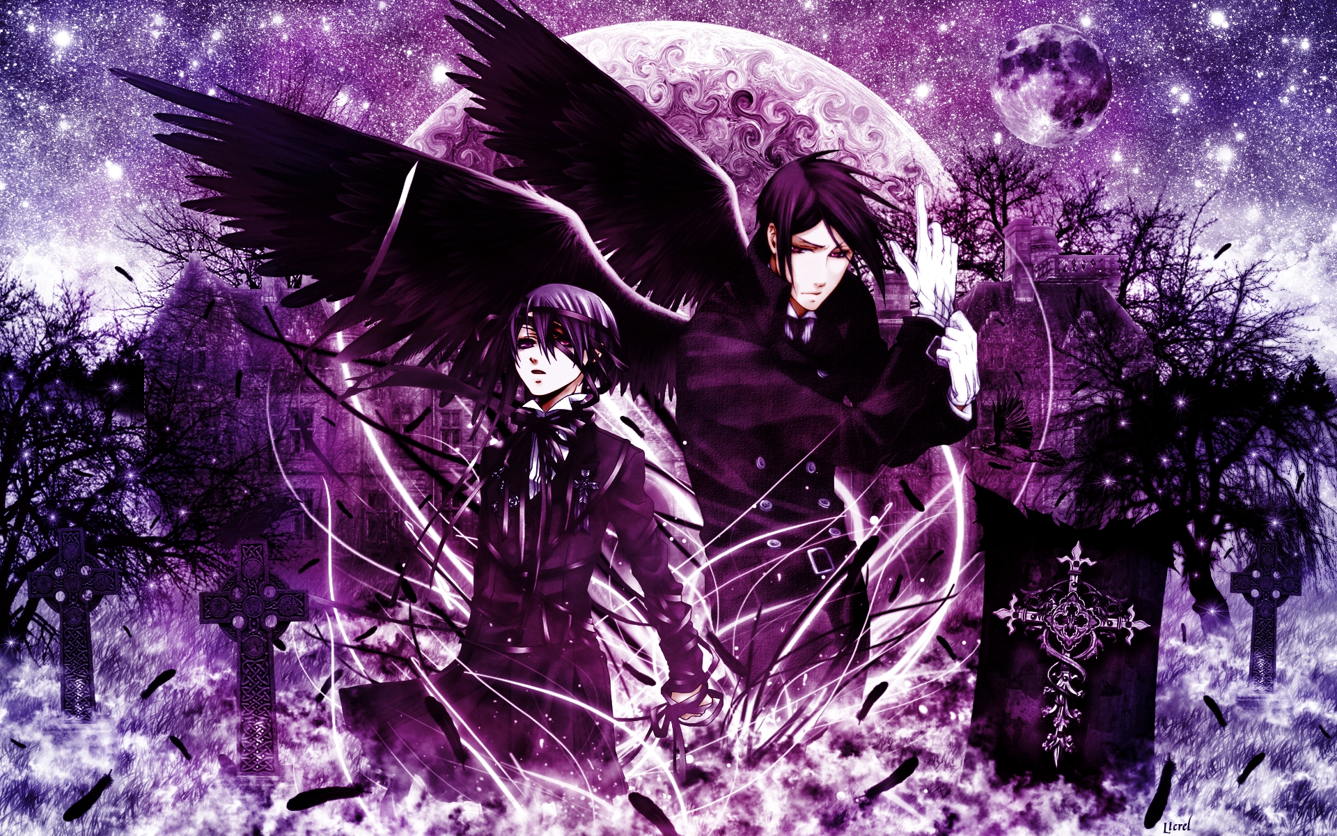 HD Wallpaper Dark Elegance in Black Butler