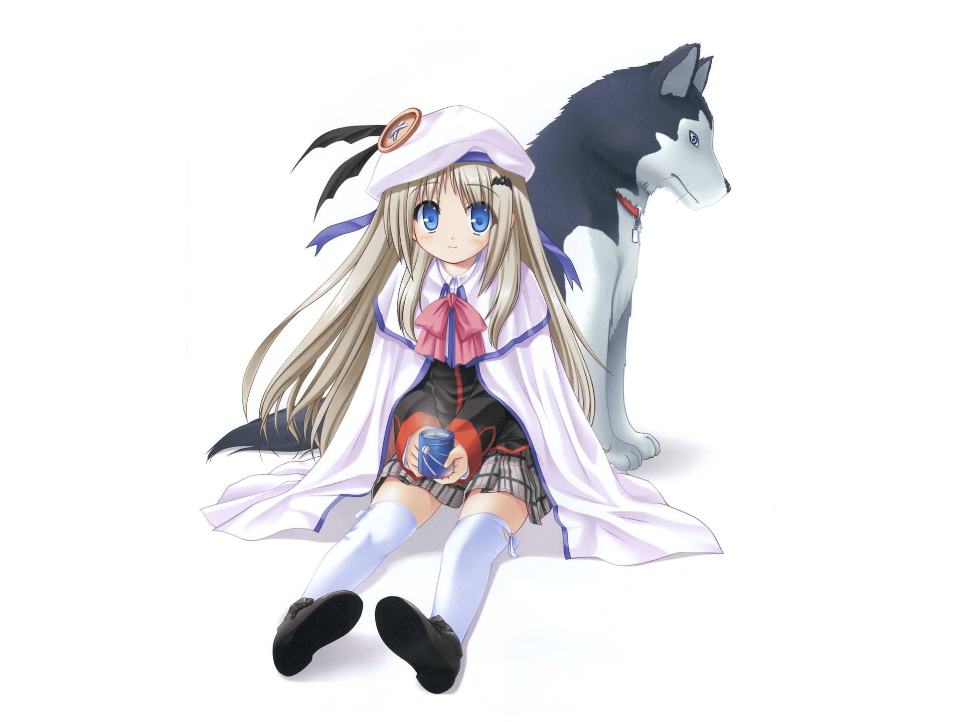 Download Dog Kudryavka Noumi Anime Little Busters! HD Wallpaper