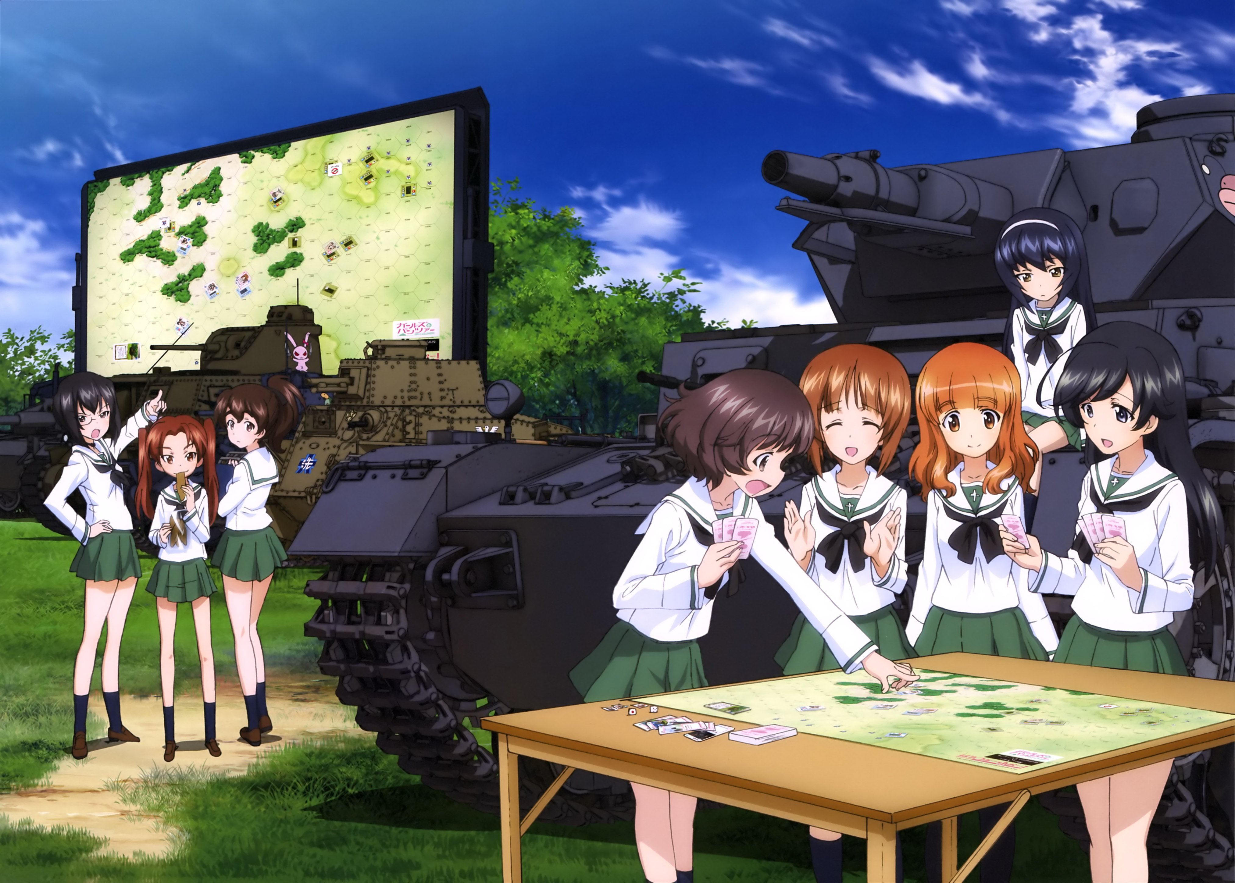 Girls und Panzer 4k Ultra HD Wallpaper Background Image