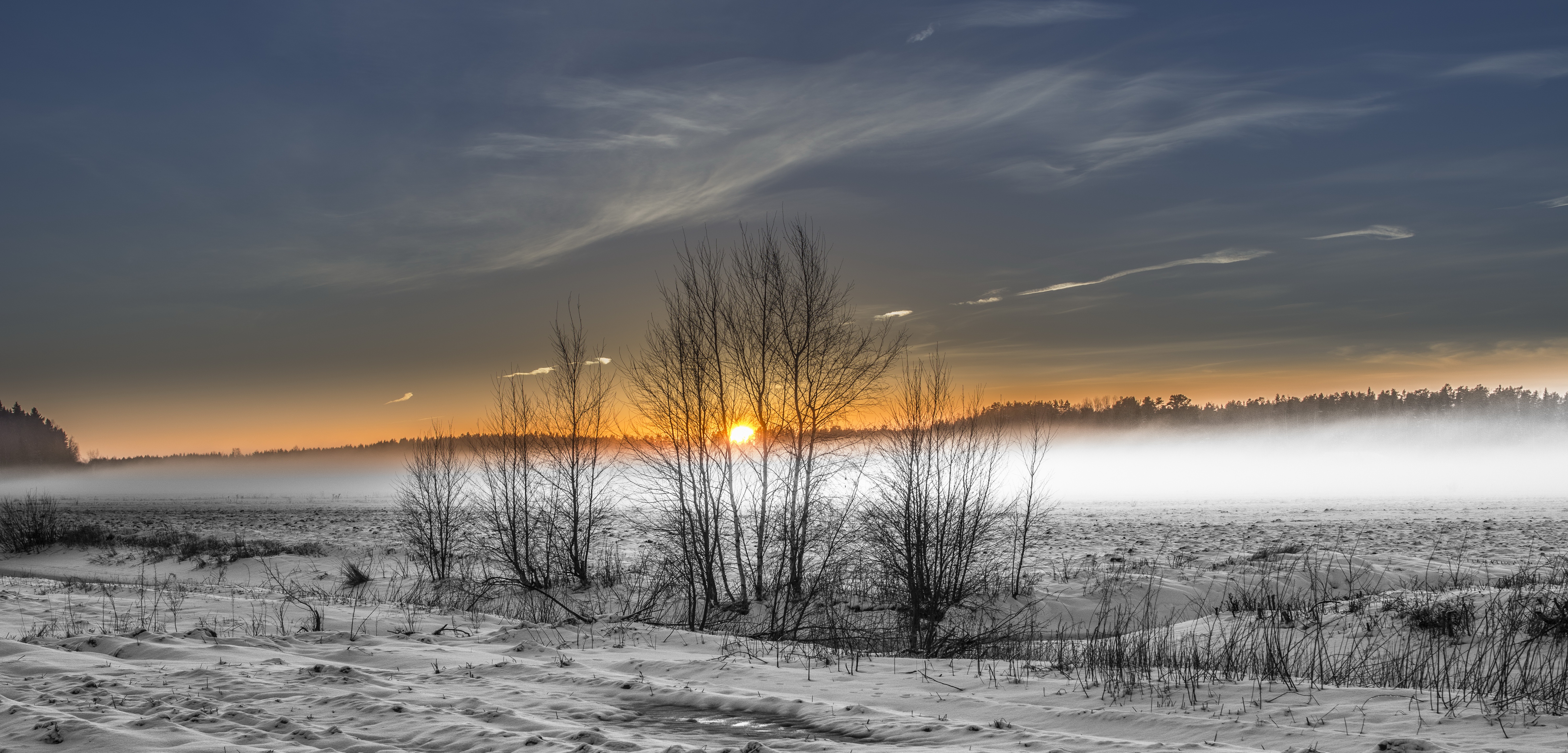 Nebel 5k Retina Ultra HD Wallpaper Hintergrund