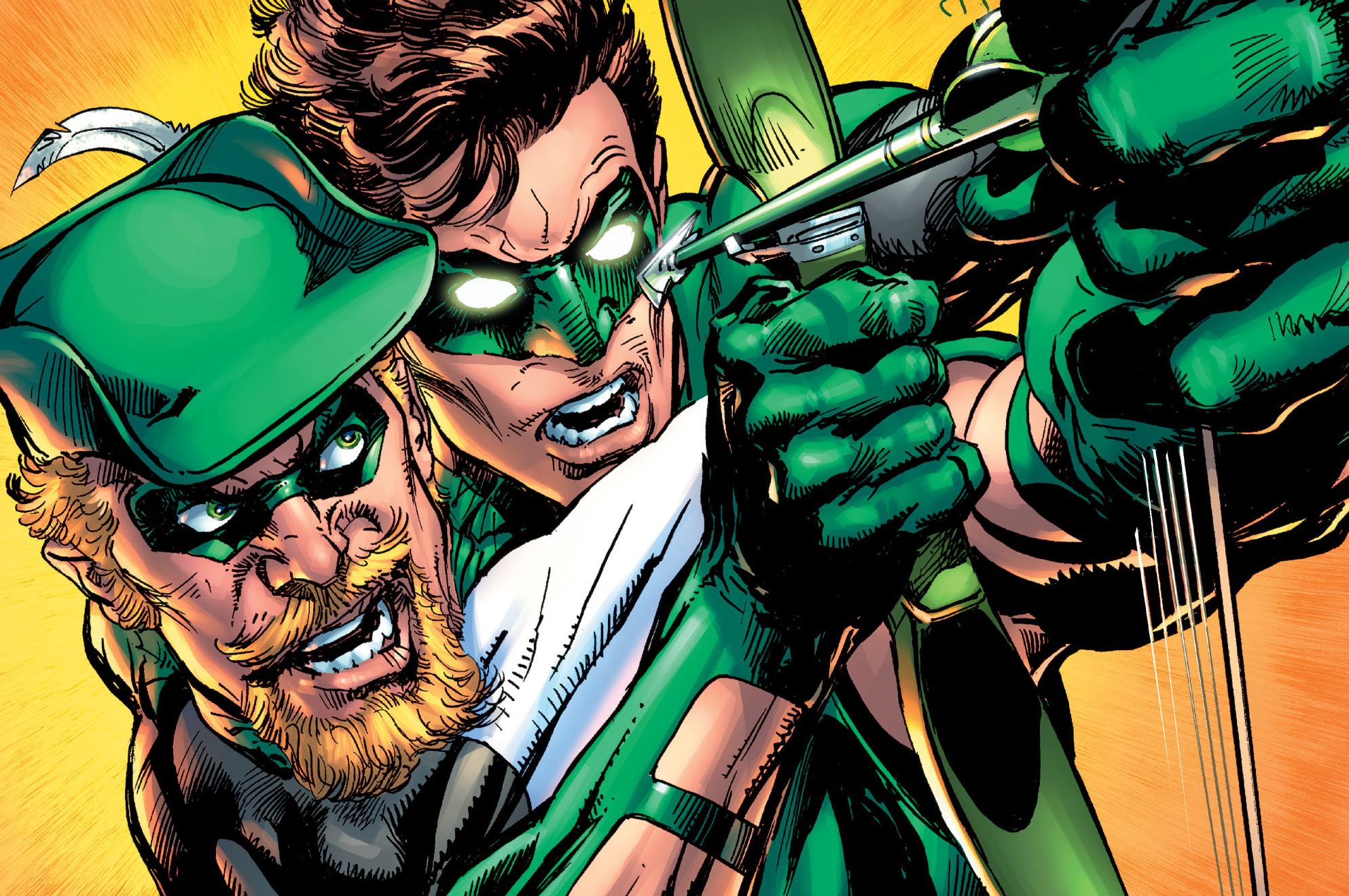 Green Arrow 44 (Green Lantern 75th Anniversary Cover) HD Wallpaper