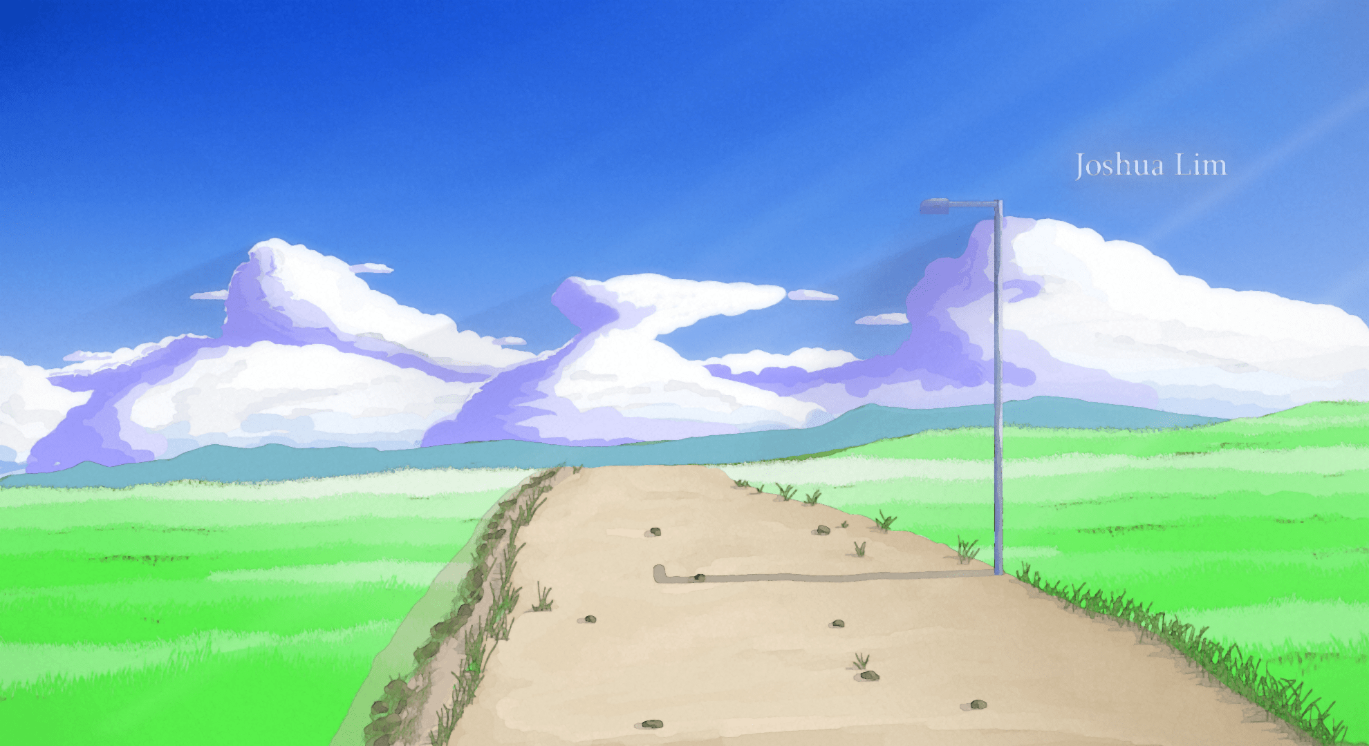 Download Watercolor Anime Landscape Anime Landscape HD Wallpaper