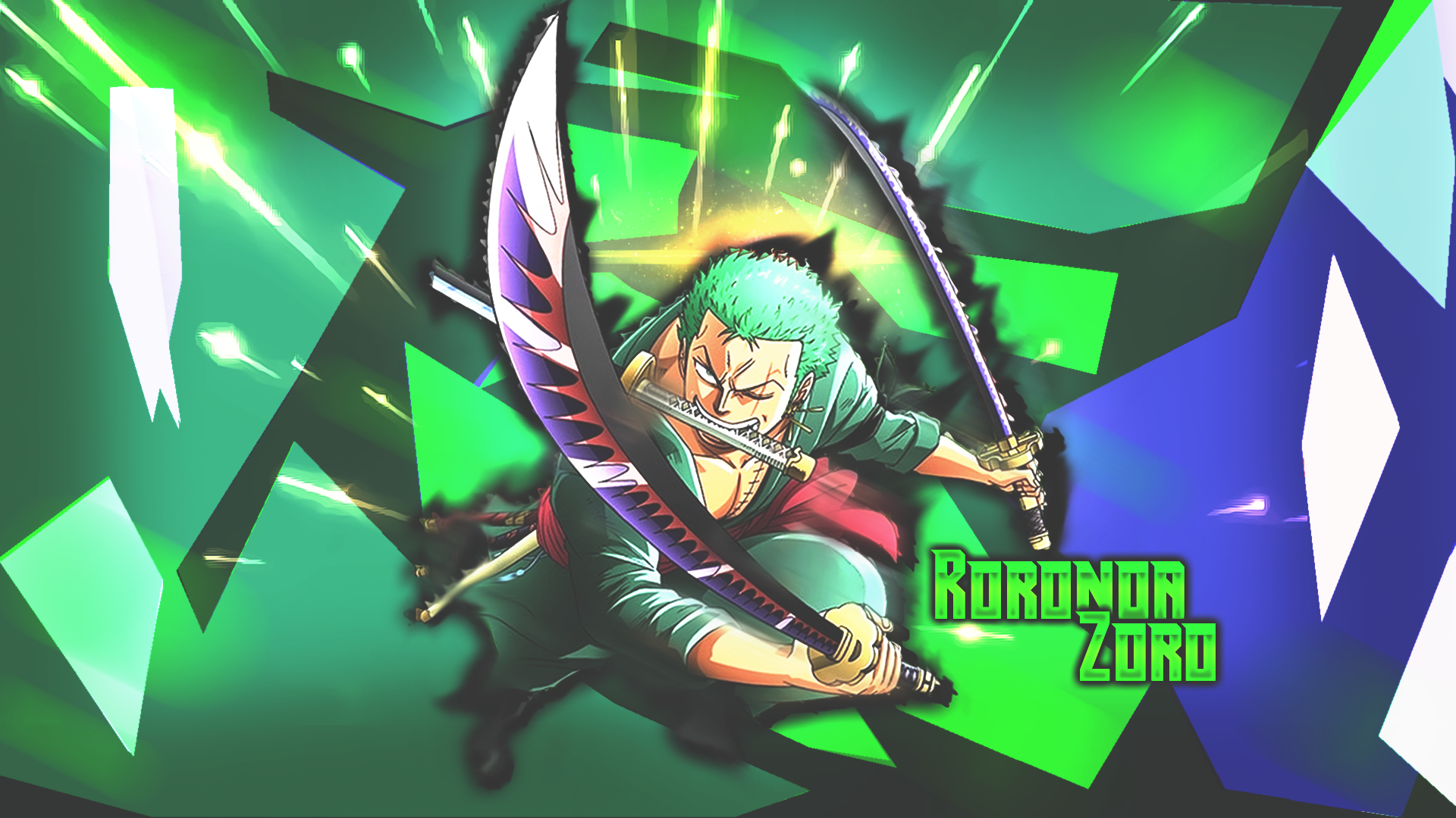 Download Roronoa Zoro Anime One Piece HD Wallpaper by INAKIGFX