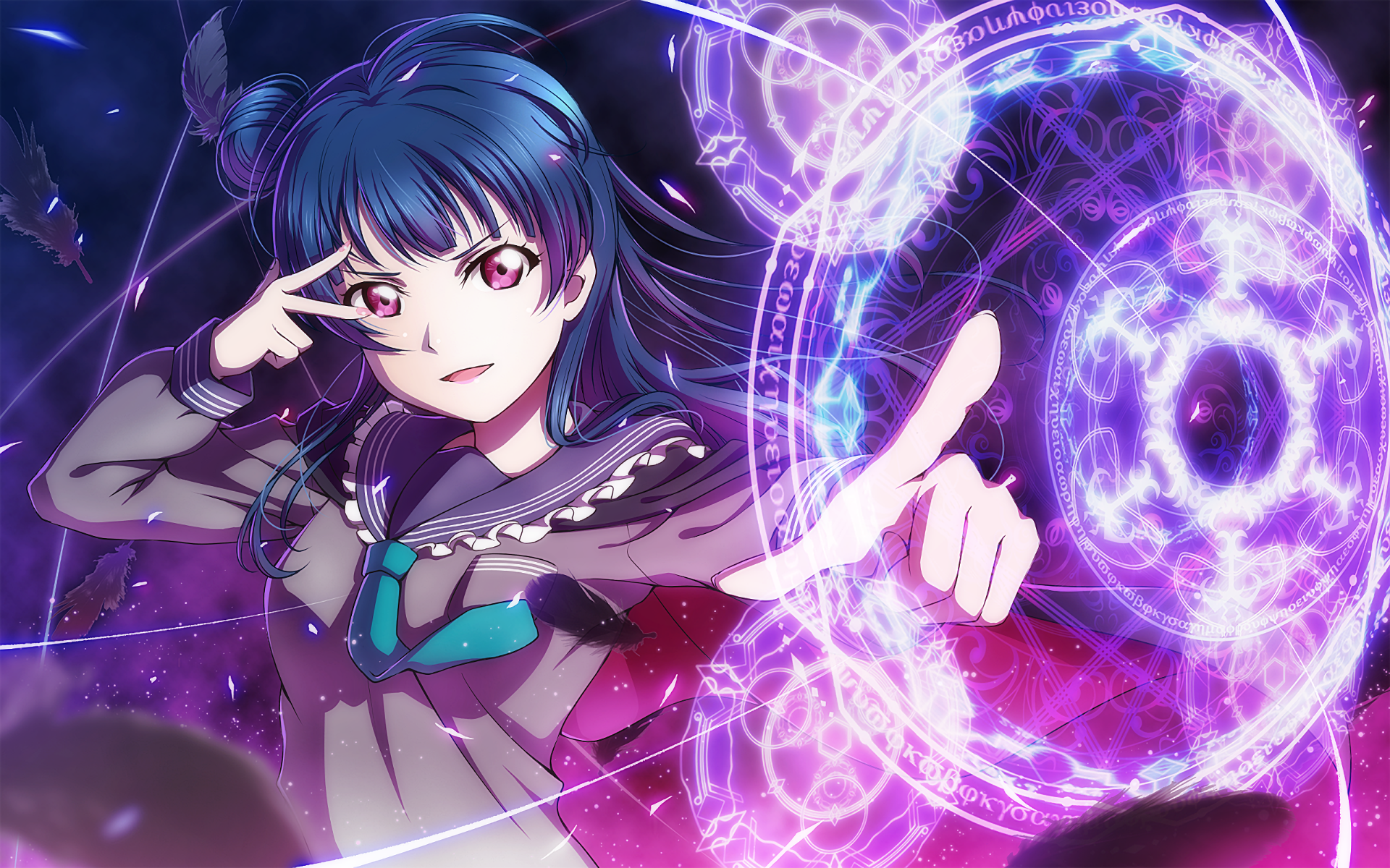 Yoshiko Tsushima HD Wallpaper Love Live! Sunshine!! by Anibache
