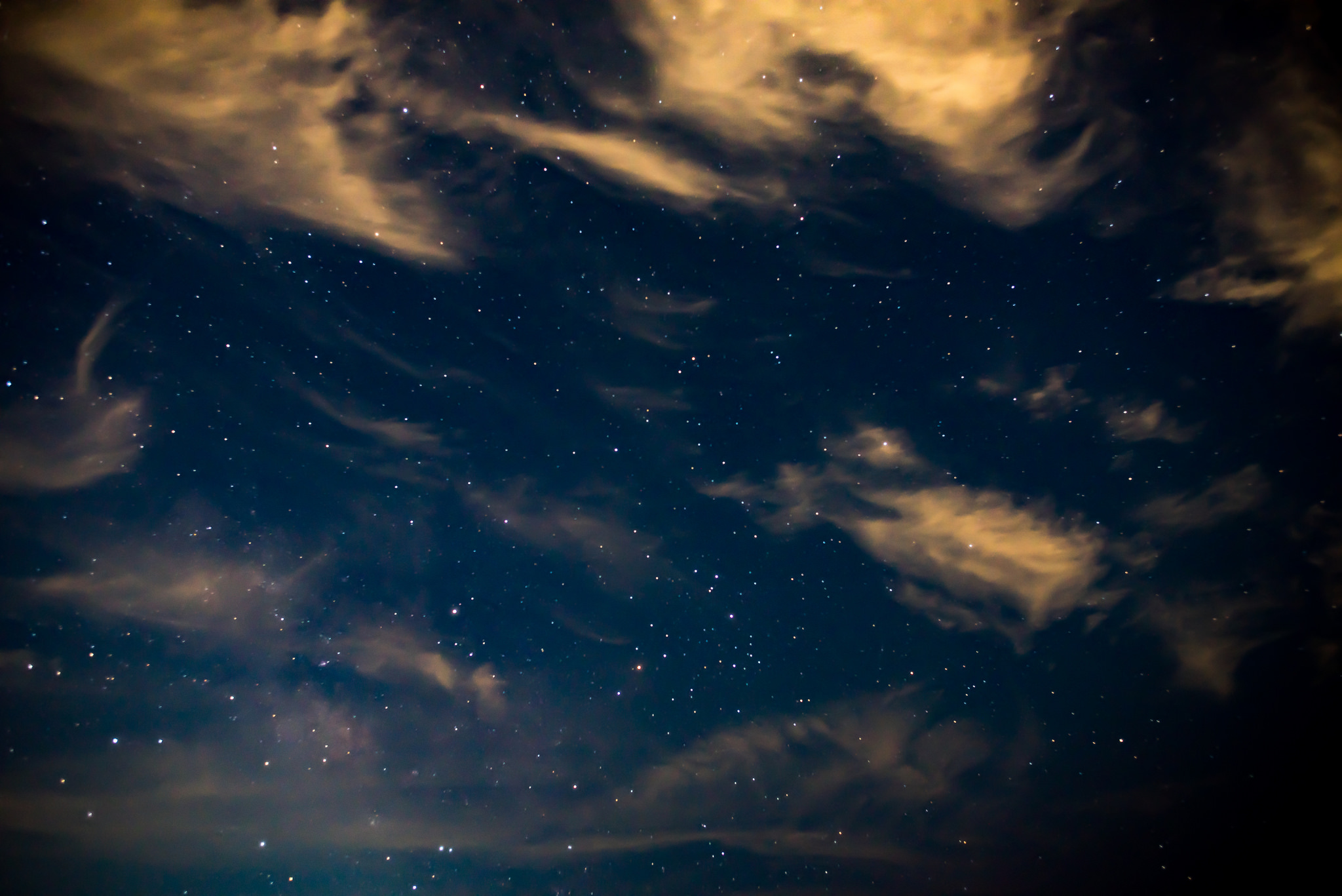 Download Cloud Starry Sky Star Sky Nature Night HD Wallpaper