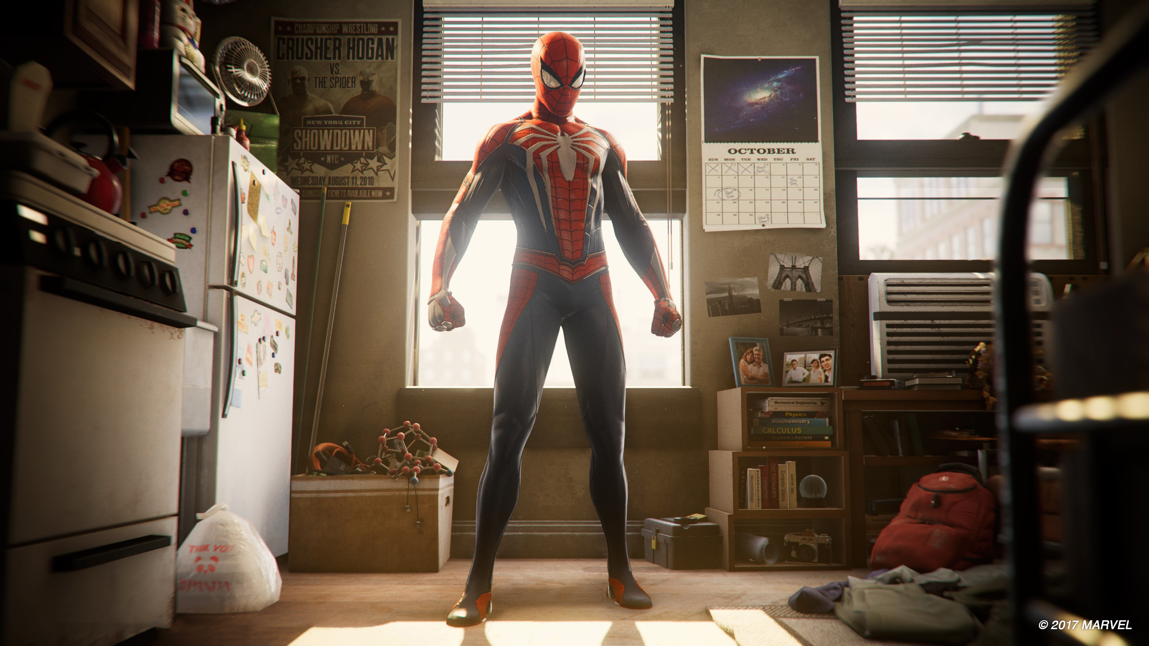 SpiderMan PS4 Ultra HD Wallpaper Peter Parker in Action