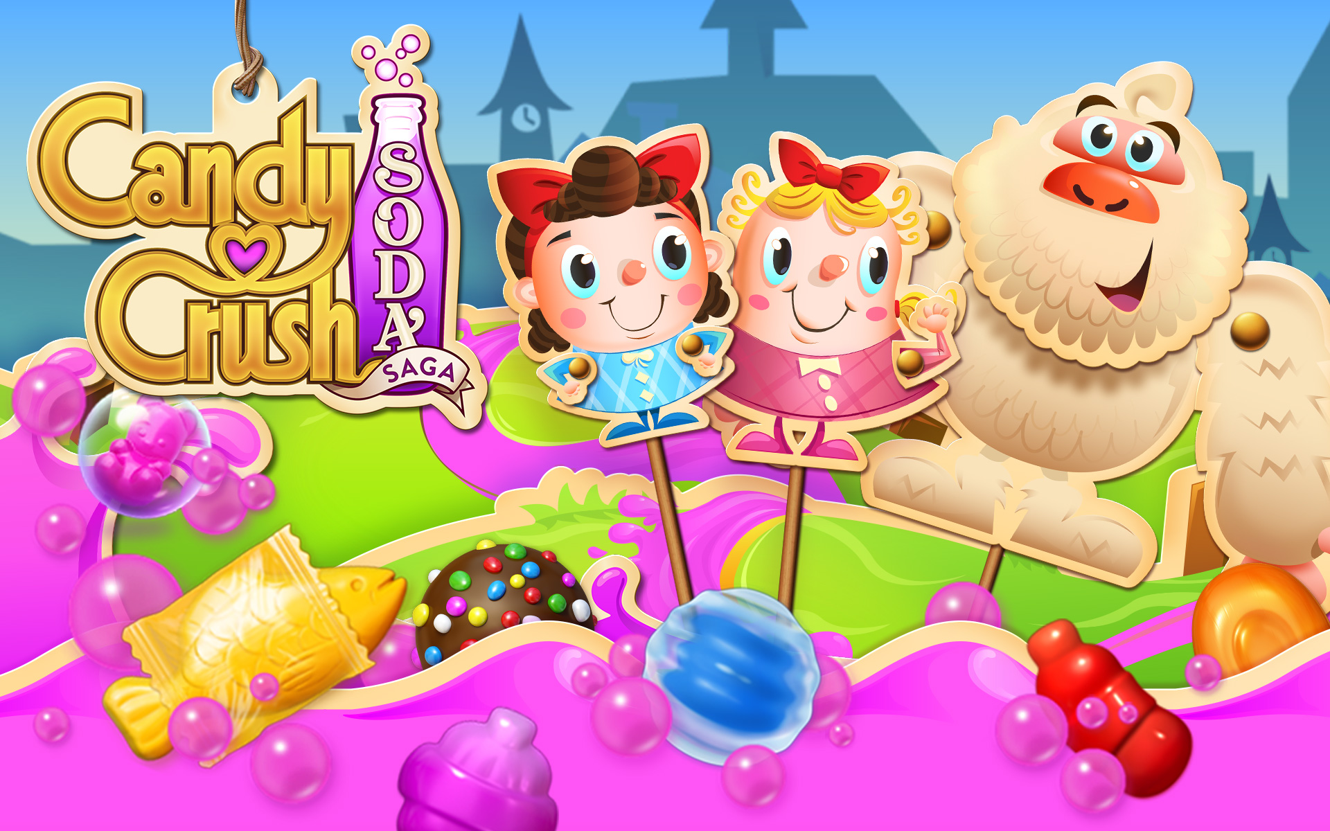 Download Video Game Candy Crush Soda Saga HD Wallpaper