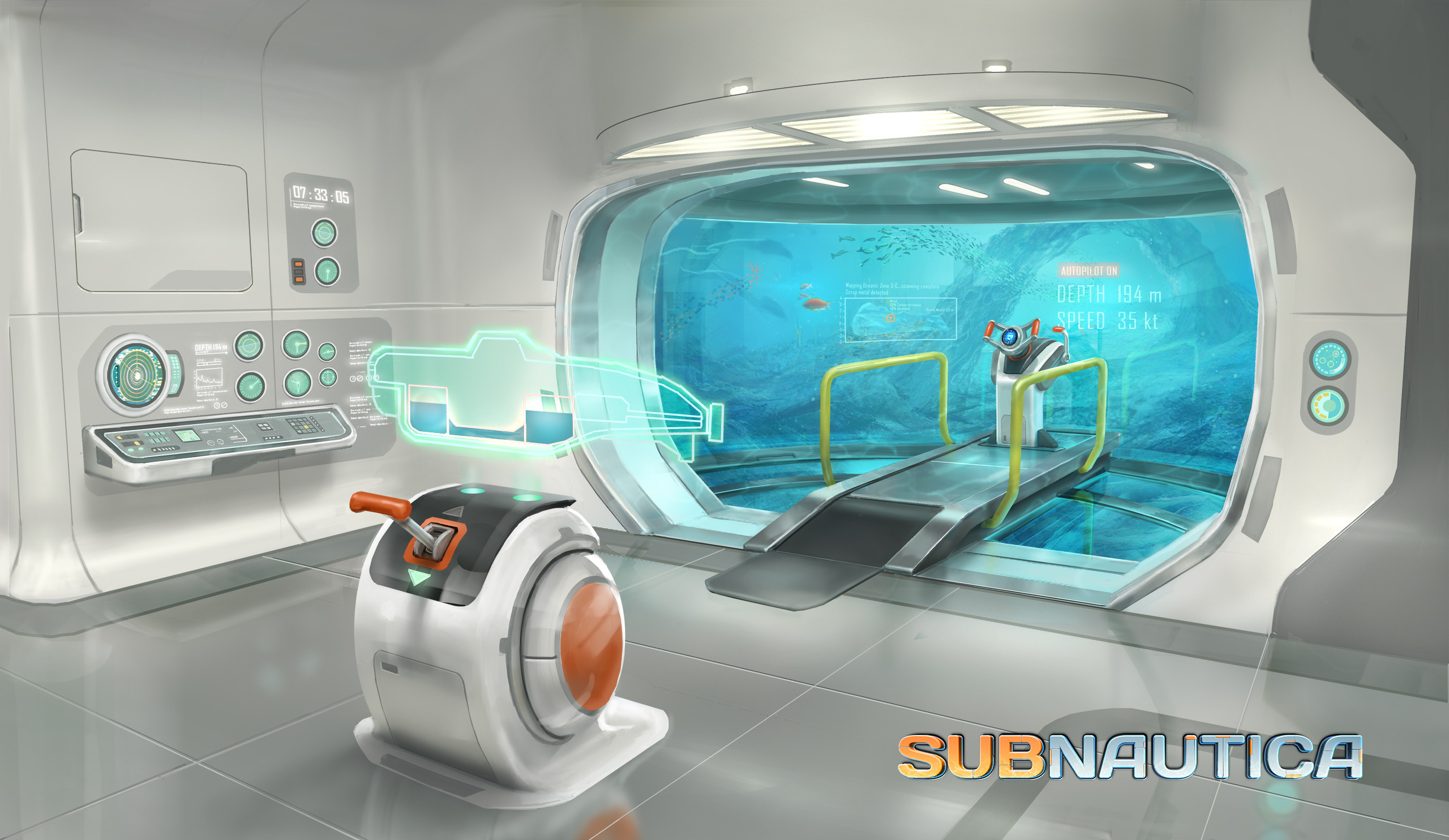 Download Creature Underwater Video Game Subnautica 4k Ultra HD
