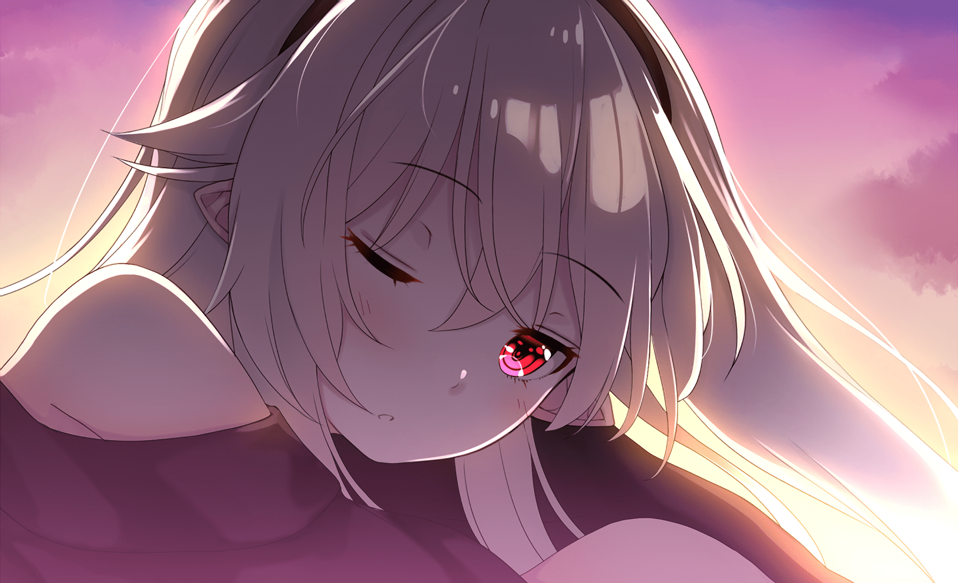 Red Eyes Wallpaper Hd