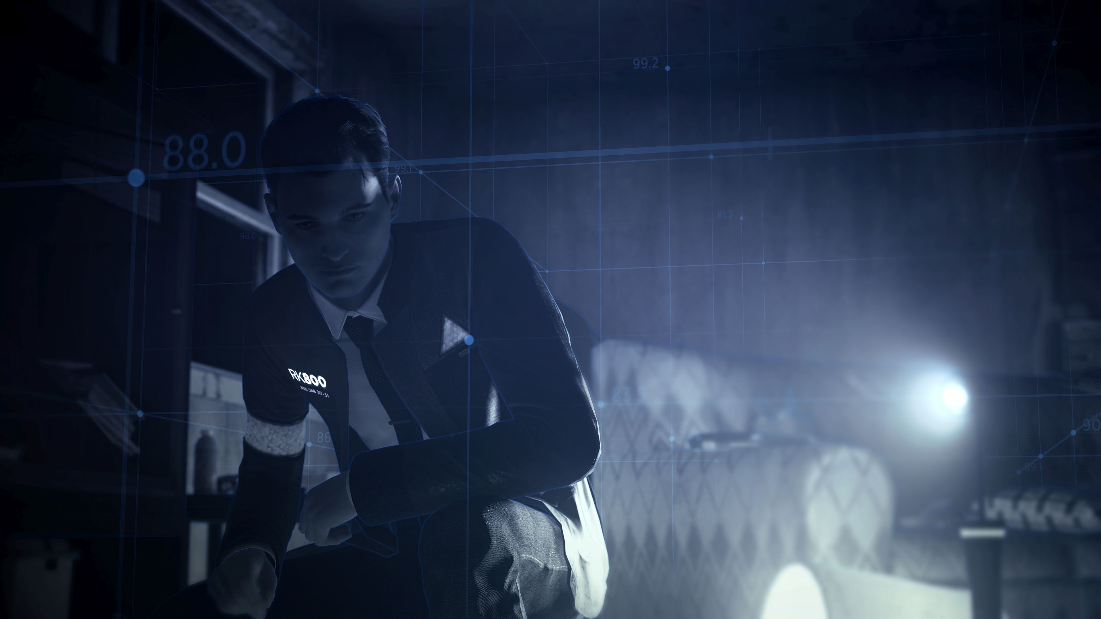 Connor on Duty Detroit Human 4K Ultra HD Wallpaper