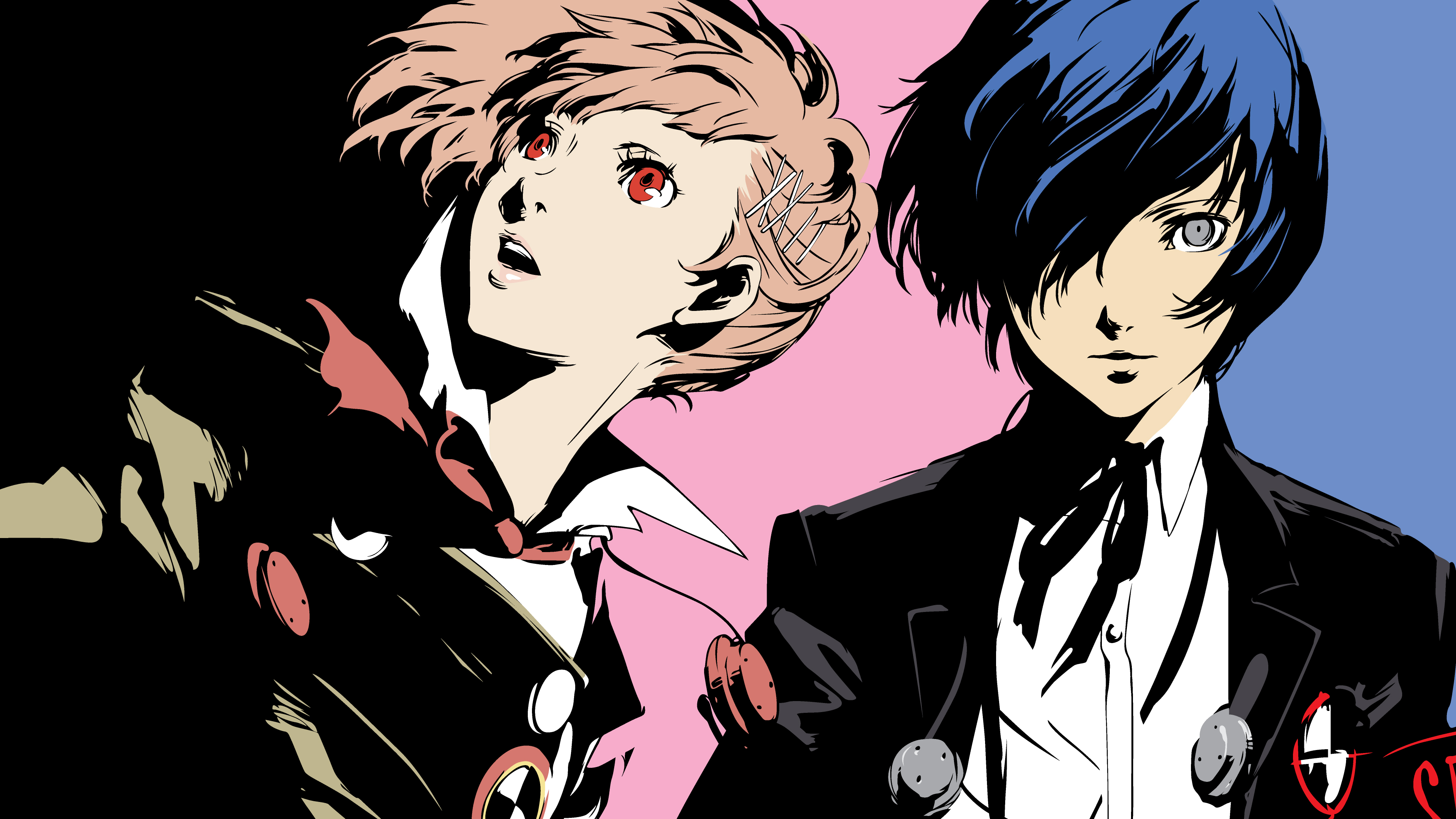Persona 3 Protagonists 4k Ultra HD Wallpaper