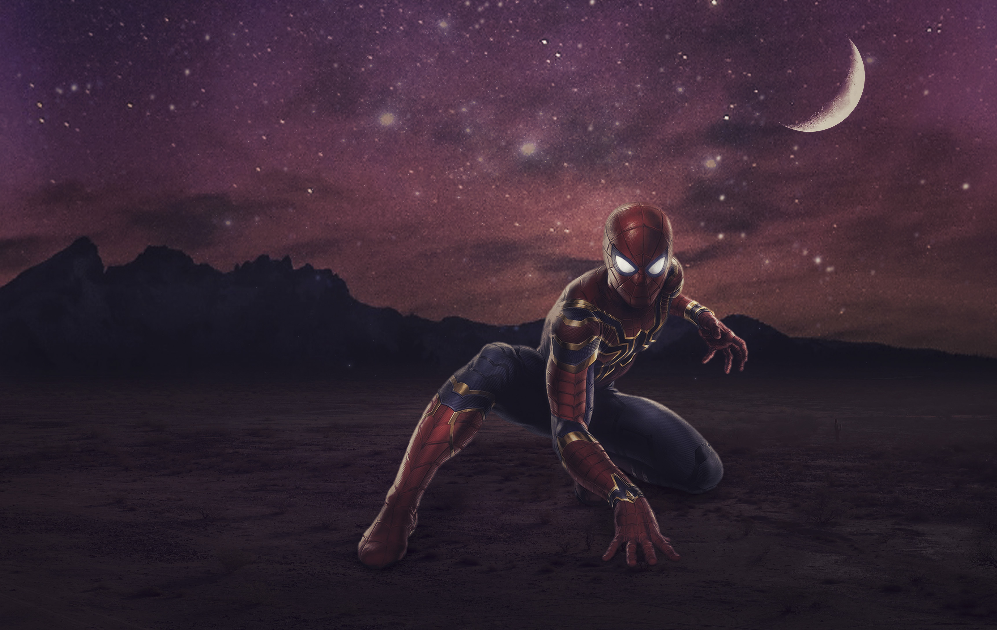 Iron Spider HD Wallpaper Background Image 3445x2177 ID949986 Wallpaper Abyss