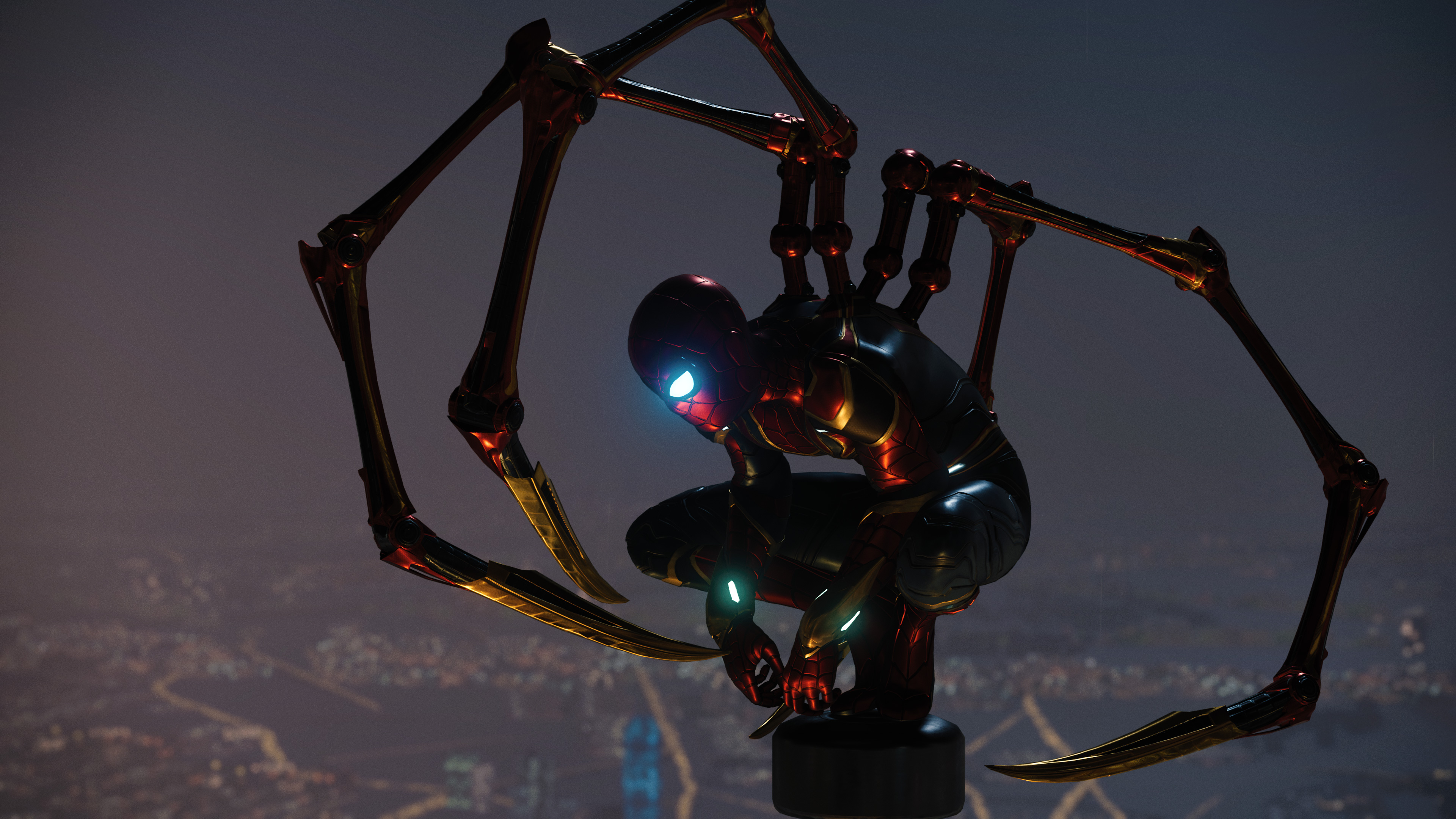 Iron Spider 4k Ultra Fondo de pantalla HD Fondo de Escritorio 3840x2160
