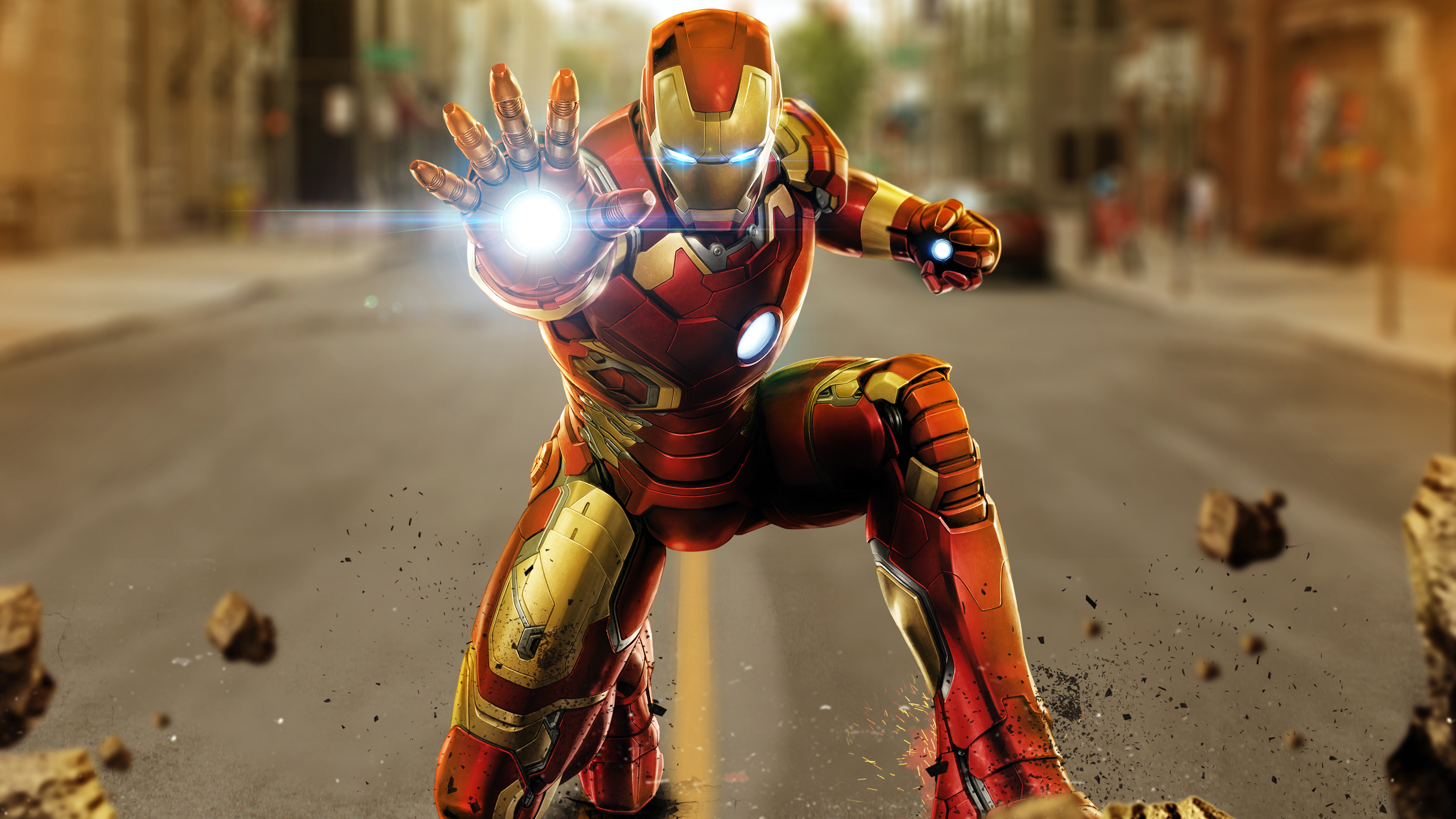 Iron Man 4k Ultra HD Wallpaper Background Image 3840x2160 ID