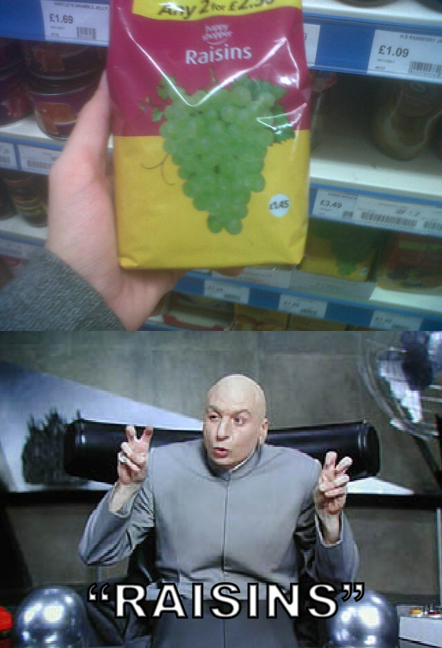 Yeah... Raisins... Meme by epicluca ) Memedroid