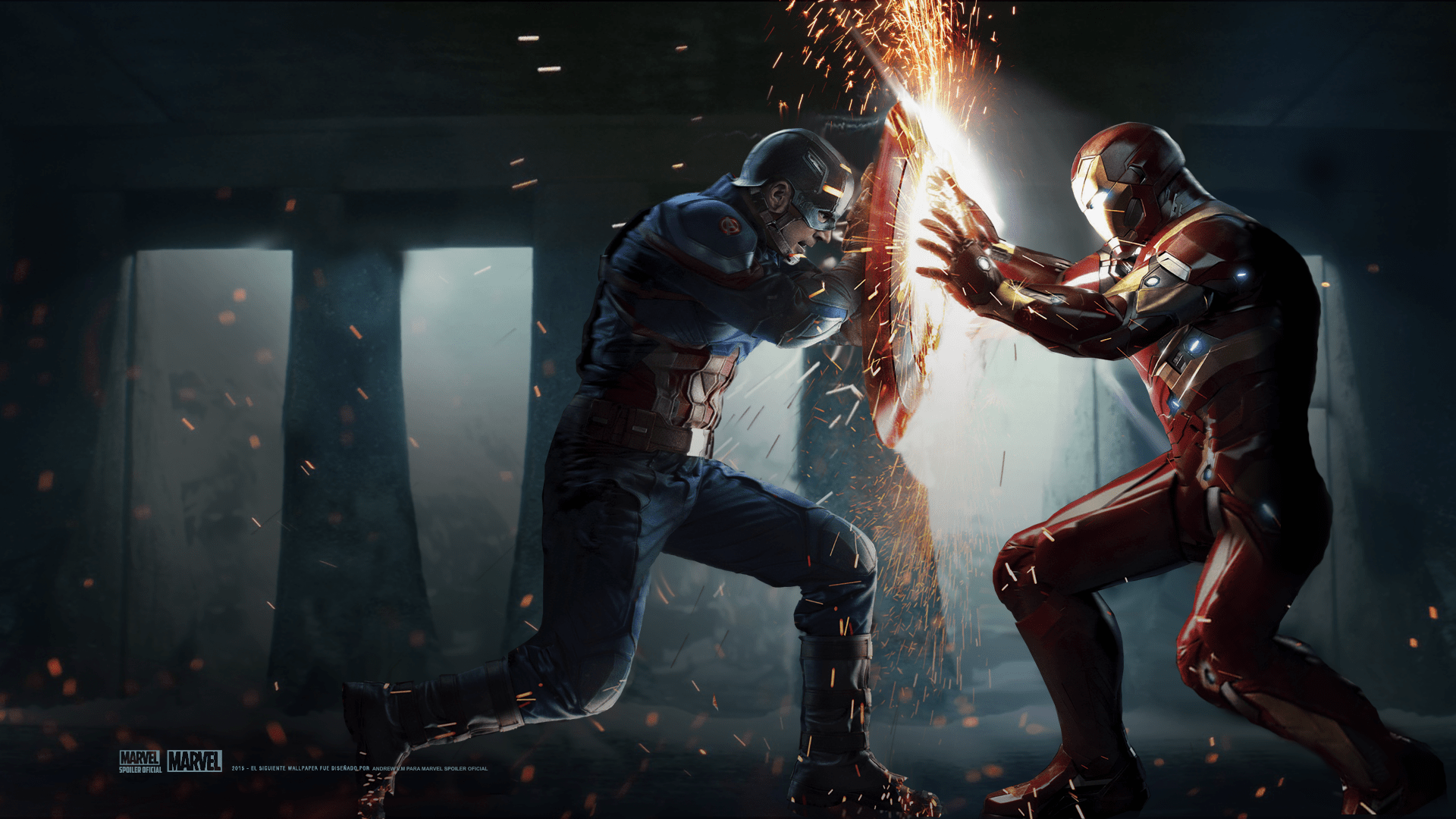 Capitán América Civil War Fondo de pantalla HD Fondo de