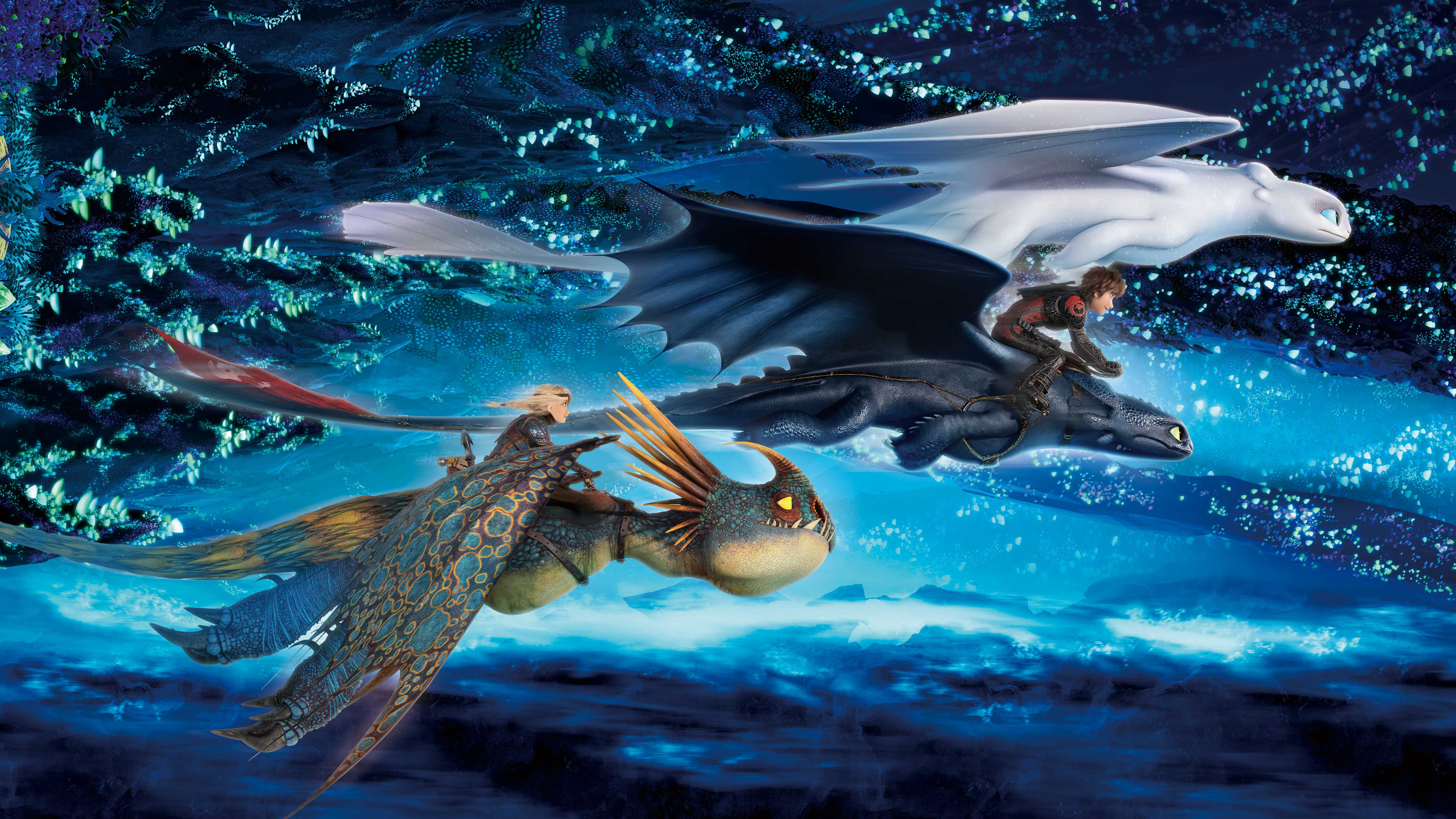 Cómo entrenar a tu dragón 3 4k Ultra Fondo de pantalla HD Fondo de Escritorio 4702x2645 ID
