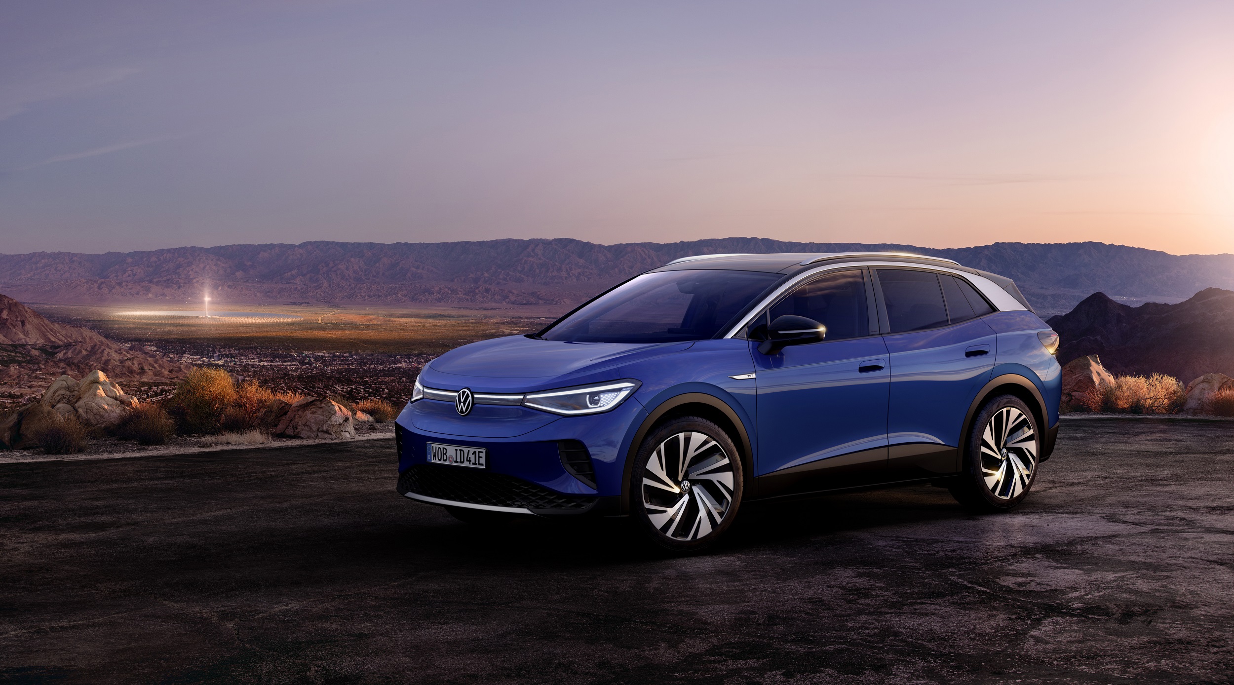 Download Electric Car Volkswagen ID.4 GTX Vehicle Volkswagen ID.4 4k