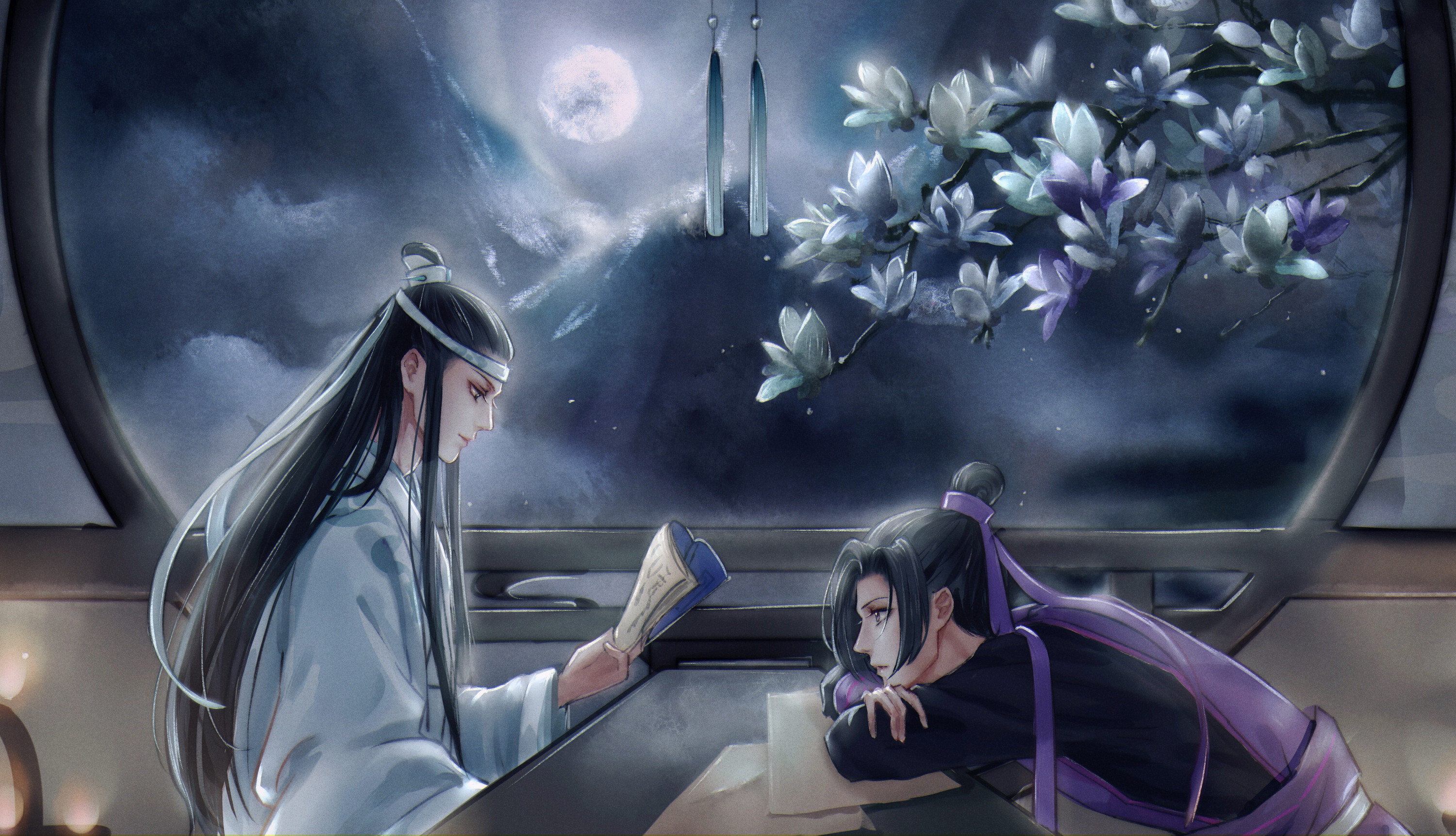 Download Jiang Cheng Lan Xichen Anime Mo Dao Zu Shi HD Wallpaper