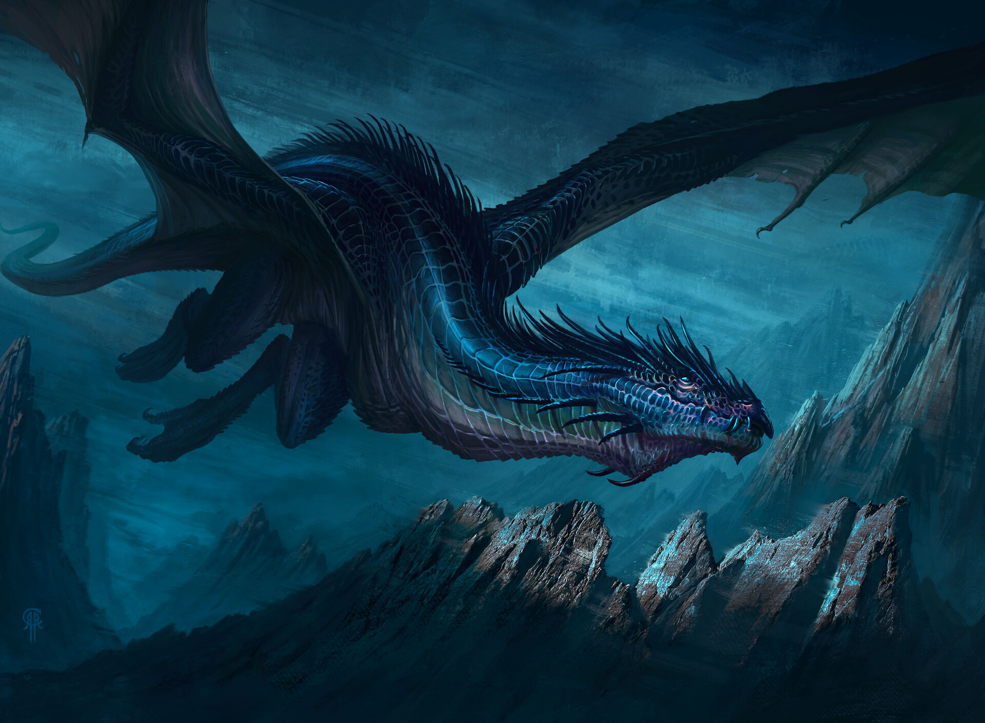 Download Fantasy Dragon HD Wallpaper by Rodrigo Clark