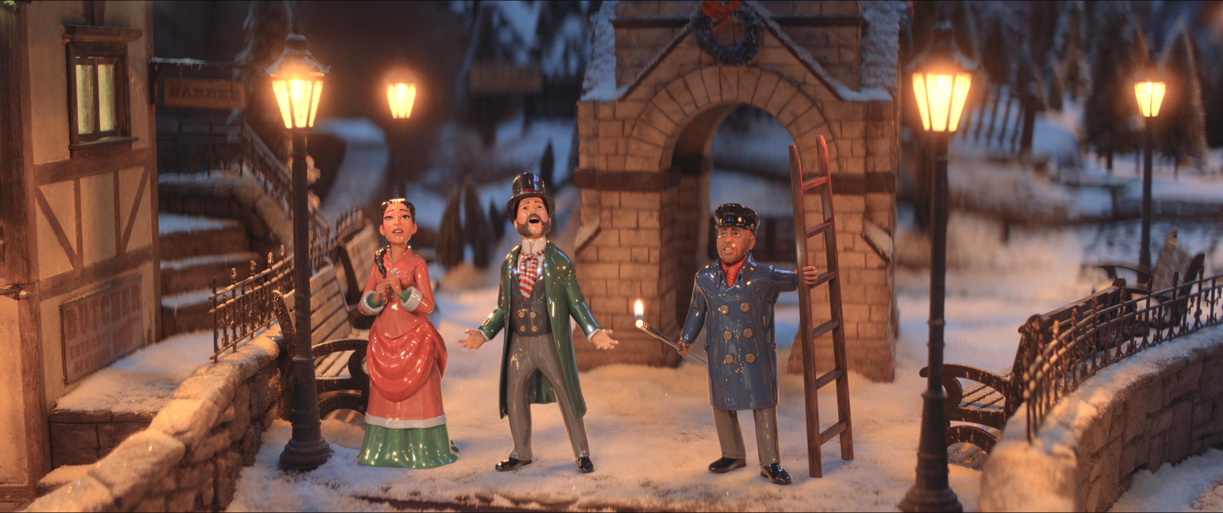 Candy Cane Lane Movie HD Wallpaper Festive Holiday Characters Background