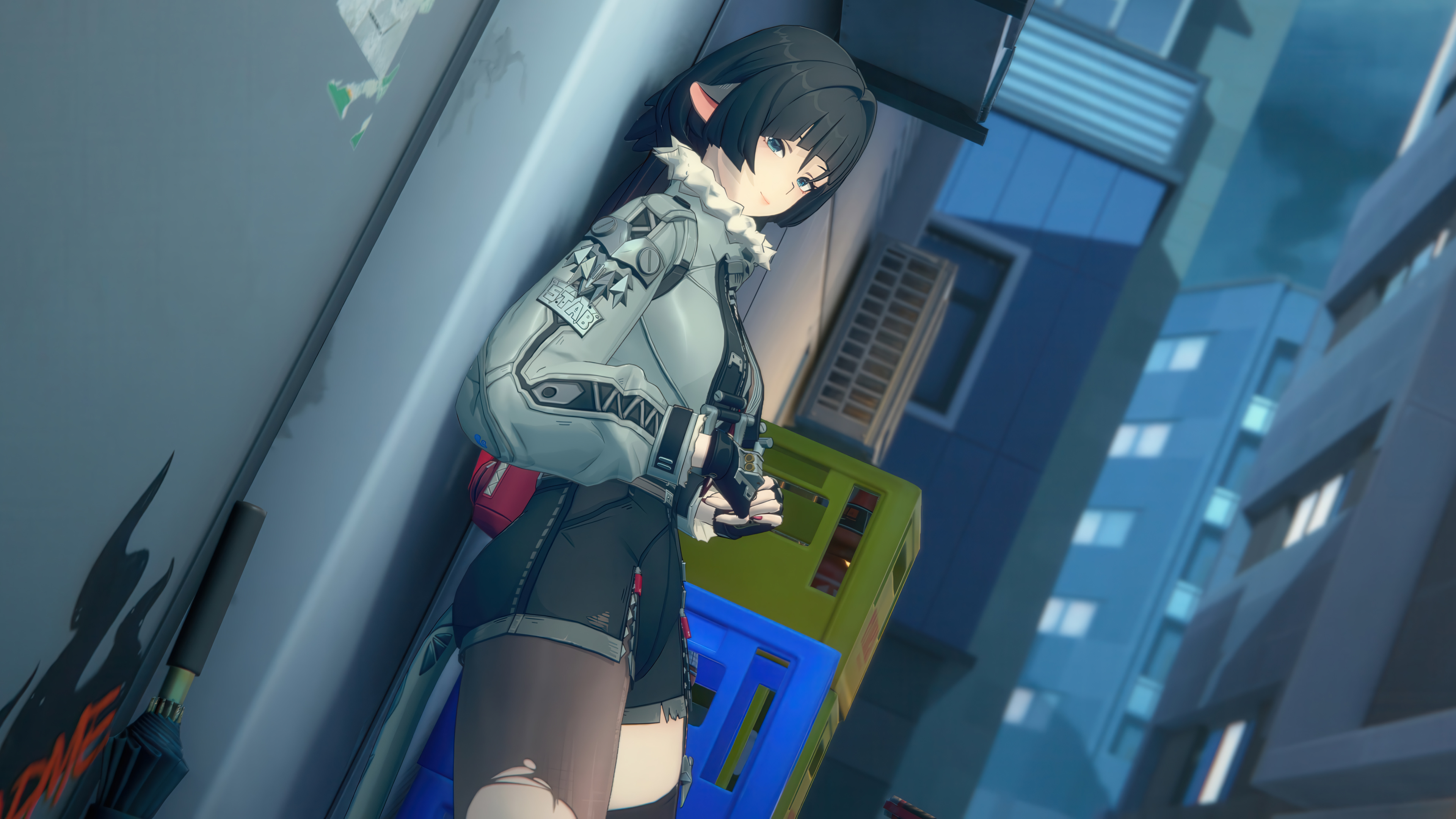 Jane Doe from Zenless Zone Zero 4K Ultra HD Wallpaper