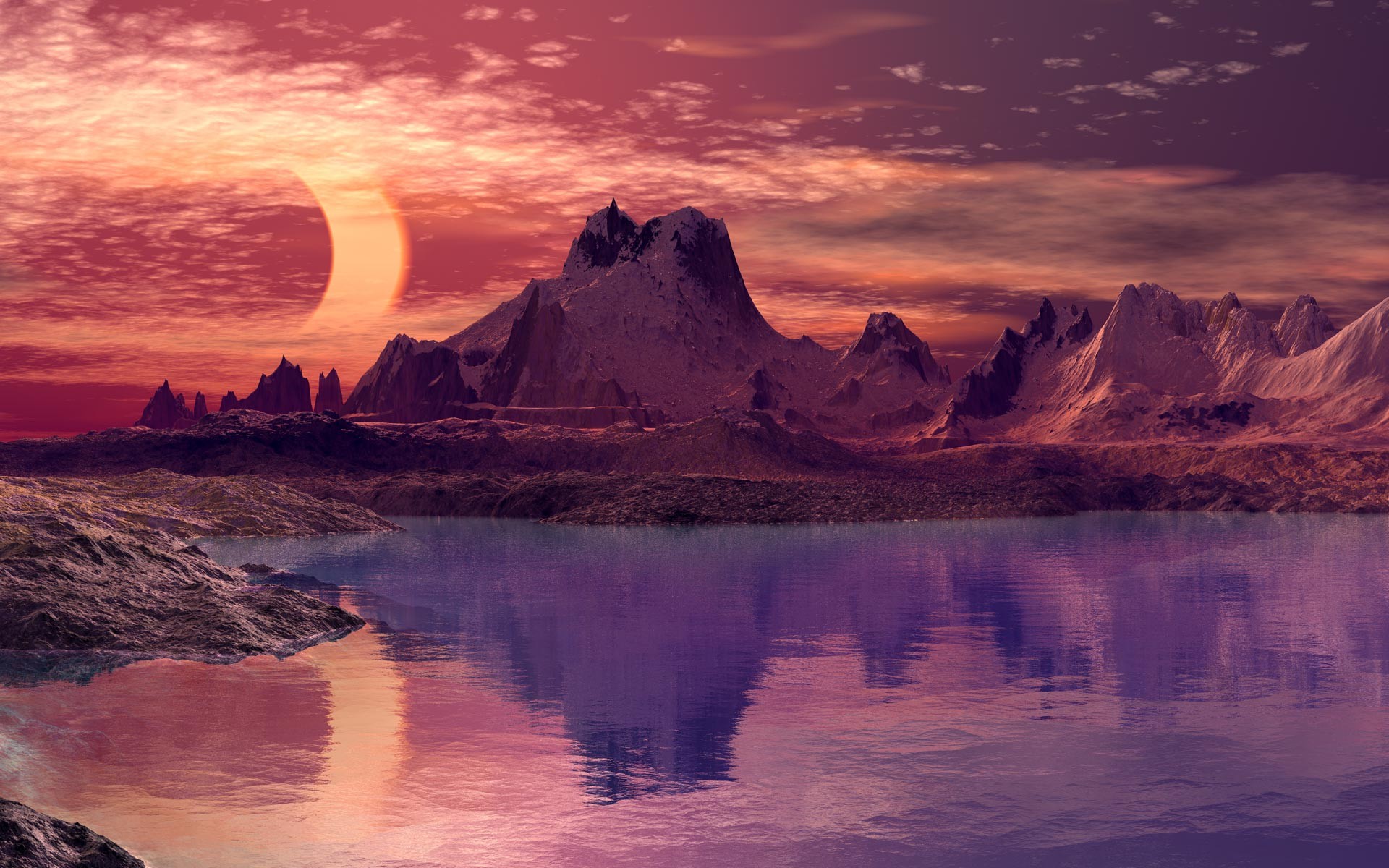 Sci Fi Landscape HD Wallpaper Background Image 1920x1200