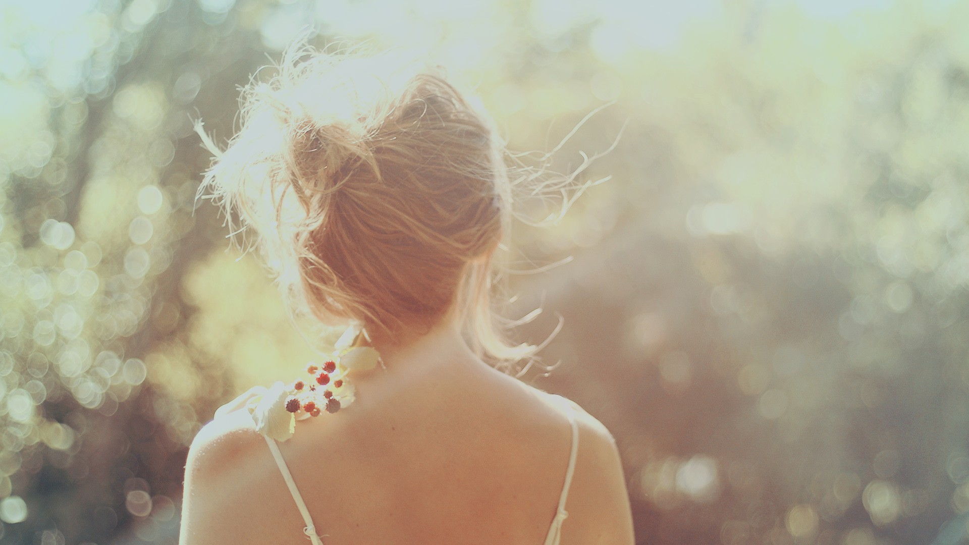 Blonde Back Fond d'écran HD ArrièrePlan 1920x1080