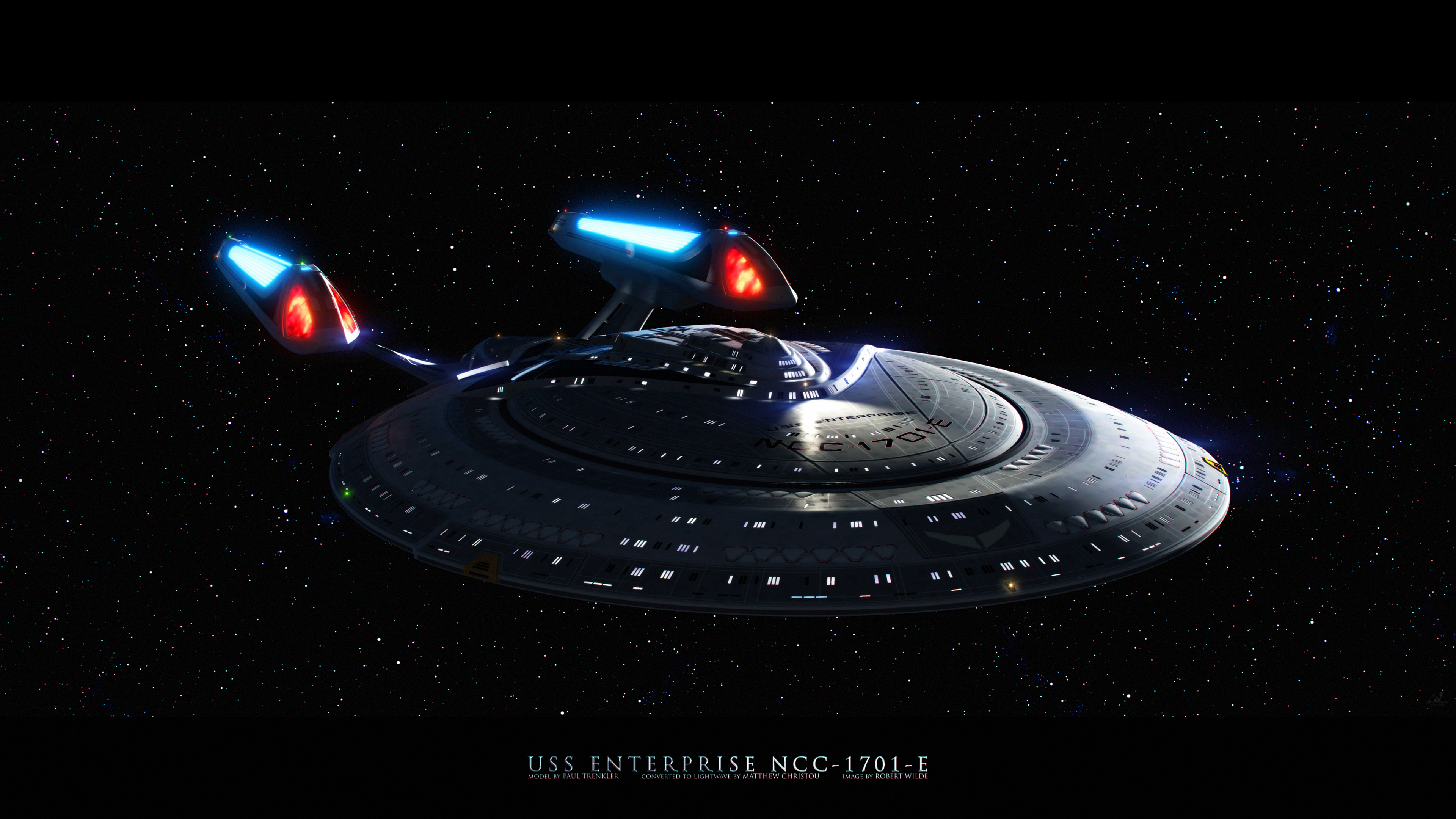 USS Enterprise (NCC1701E) 4k Ultra HD Wallpaper Background Image