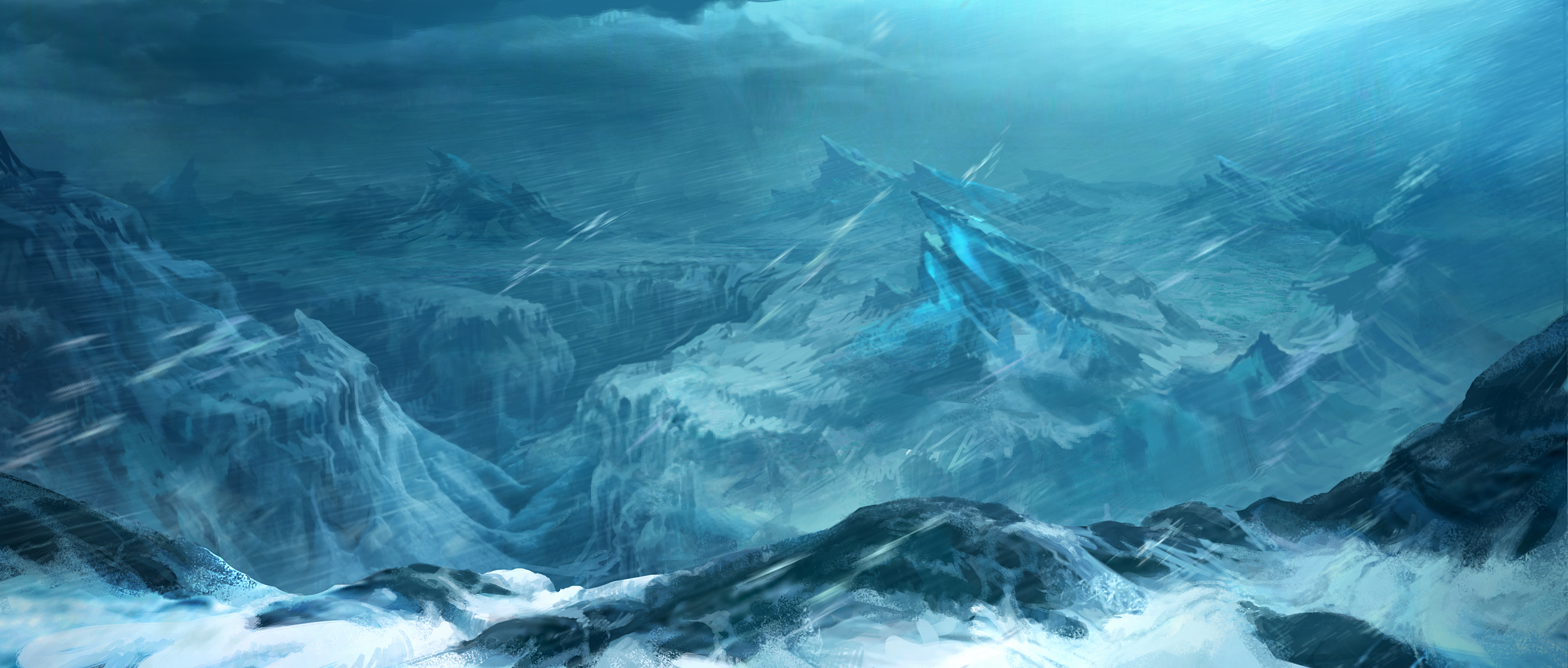 World Of Warcraft Full HD Wallpaper and Background Image 2700x1150