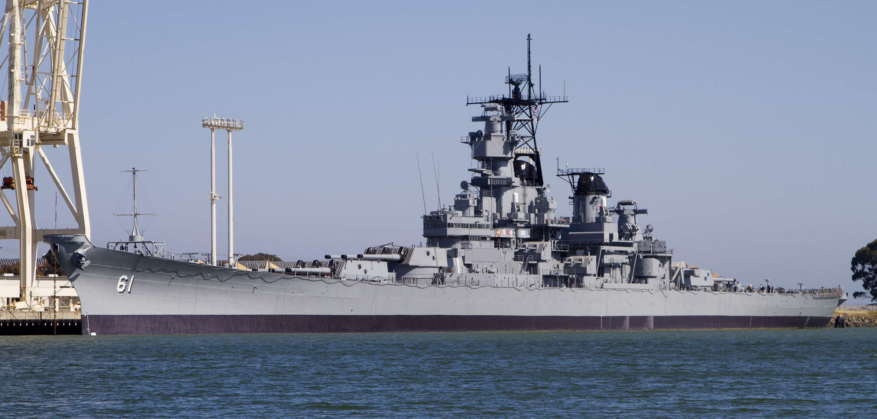 USS Iowa (BB61) Computer Wallpapers, Desktop Backgrounds 3000x1434 Id