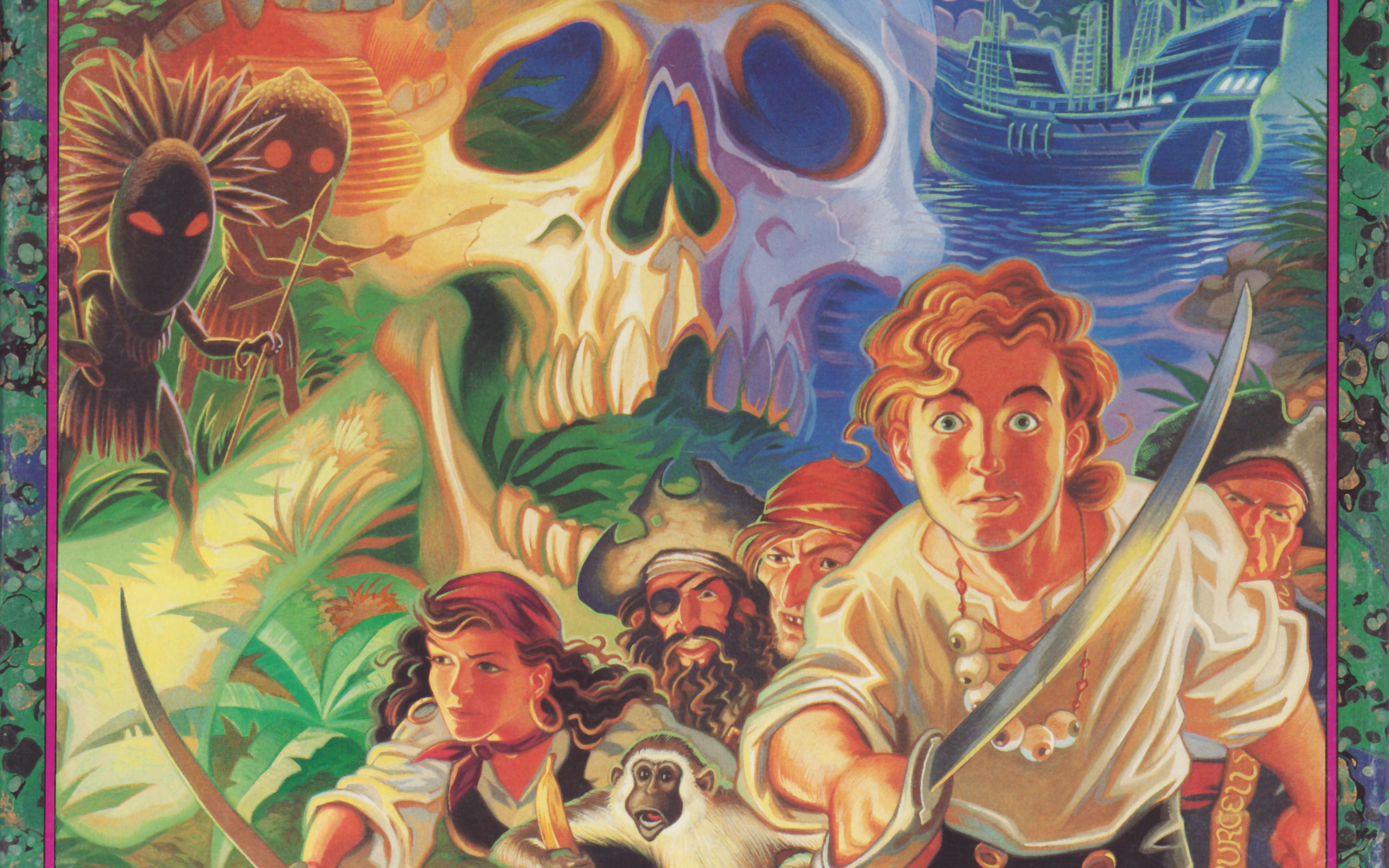 Secret Of Monkey Island 4k Ultra HD Wallpaper Background Image