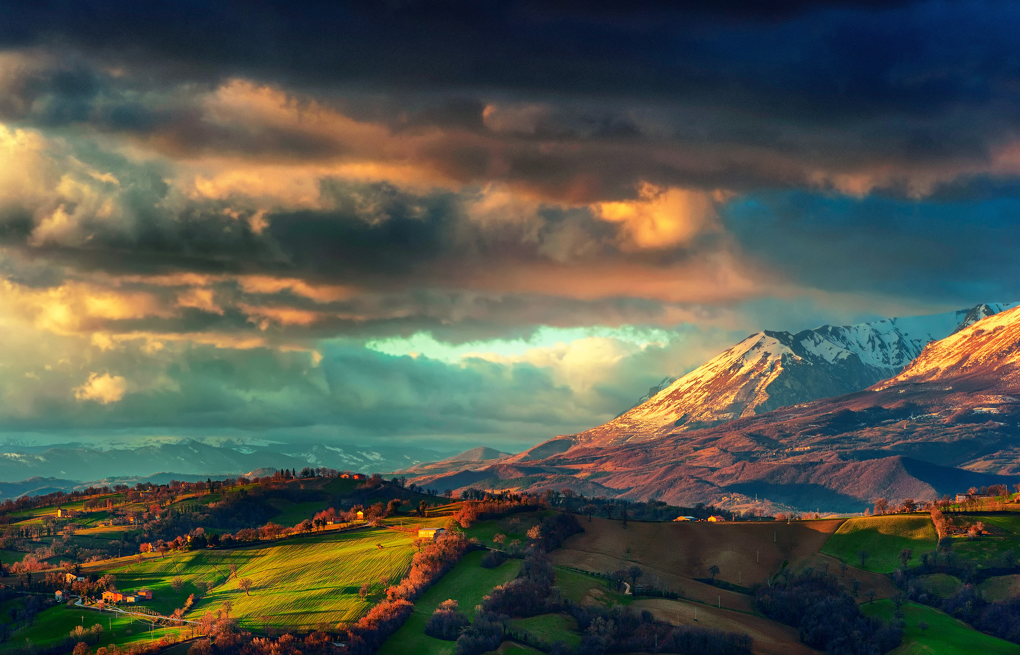 Landschaft HD Wallpaper Hintergrund 2048x1315 ID