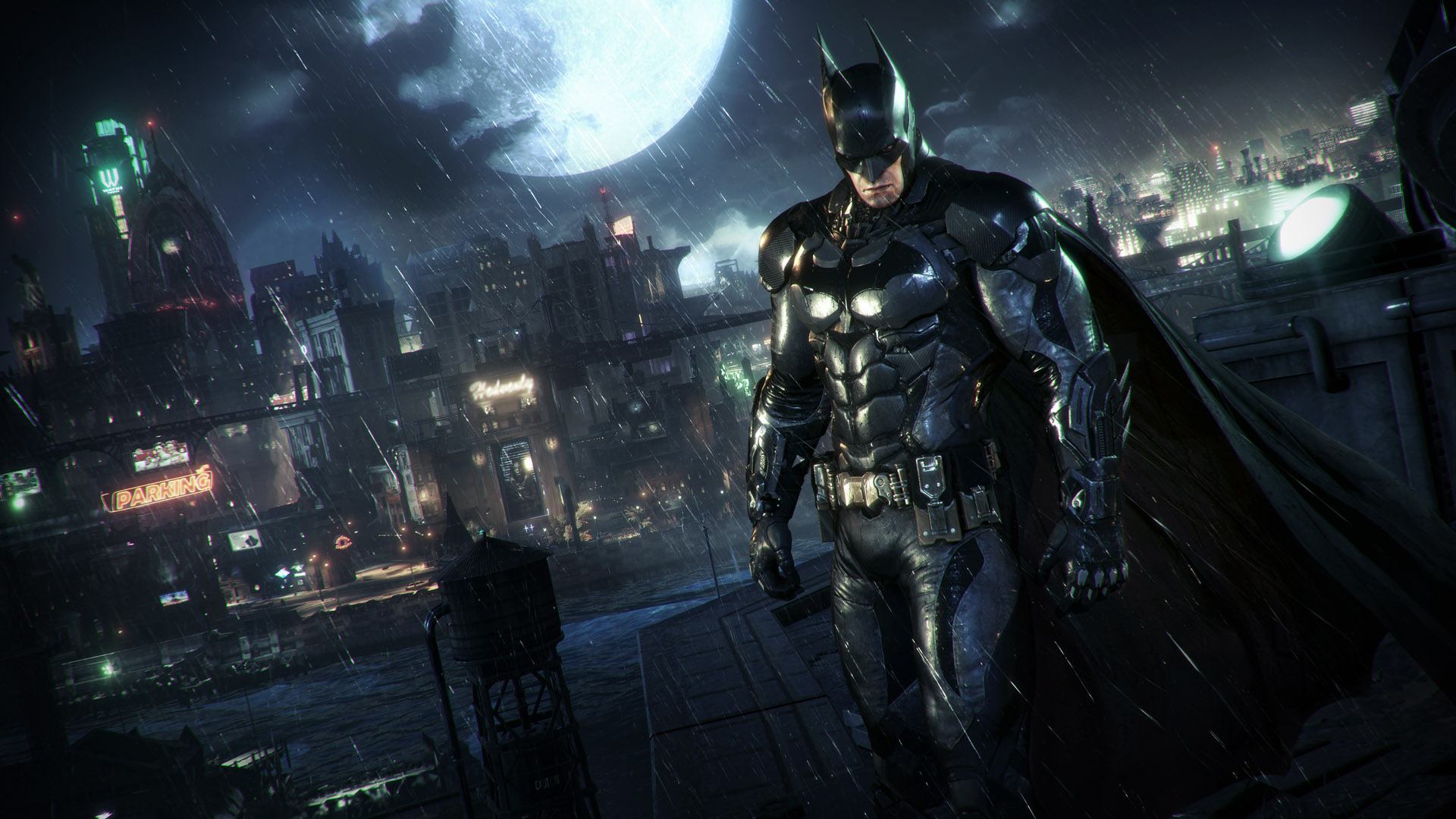 Arkham Knight's Gotham Batman HD Wallpaper