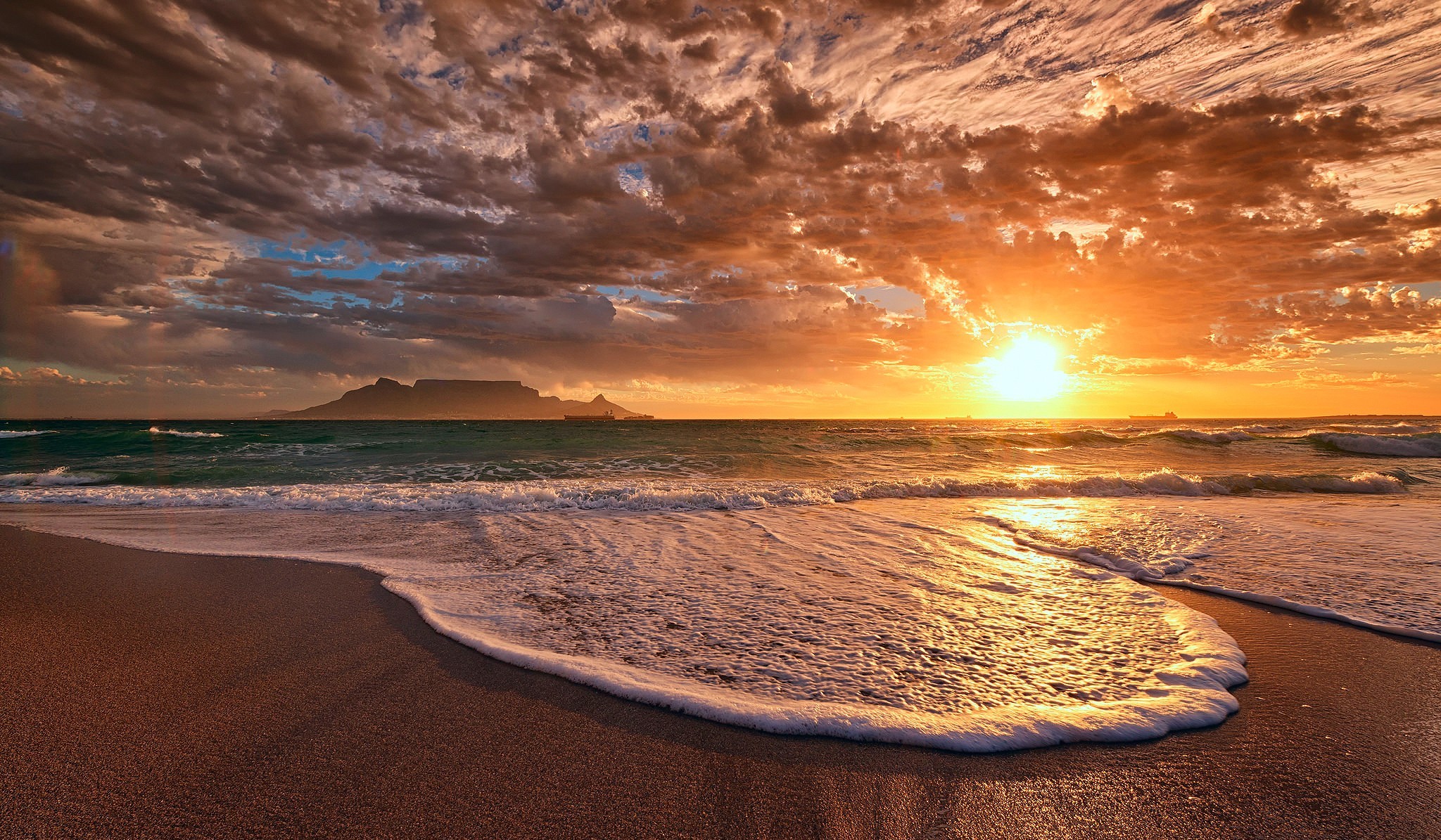 Coucher de Soleil Fond d'écran HD ArrièrePlan