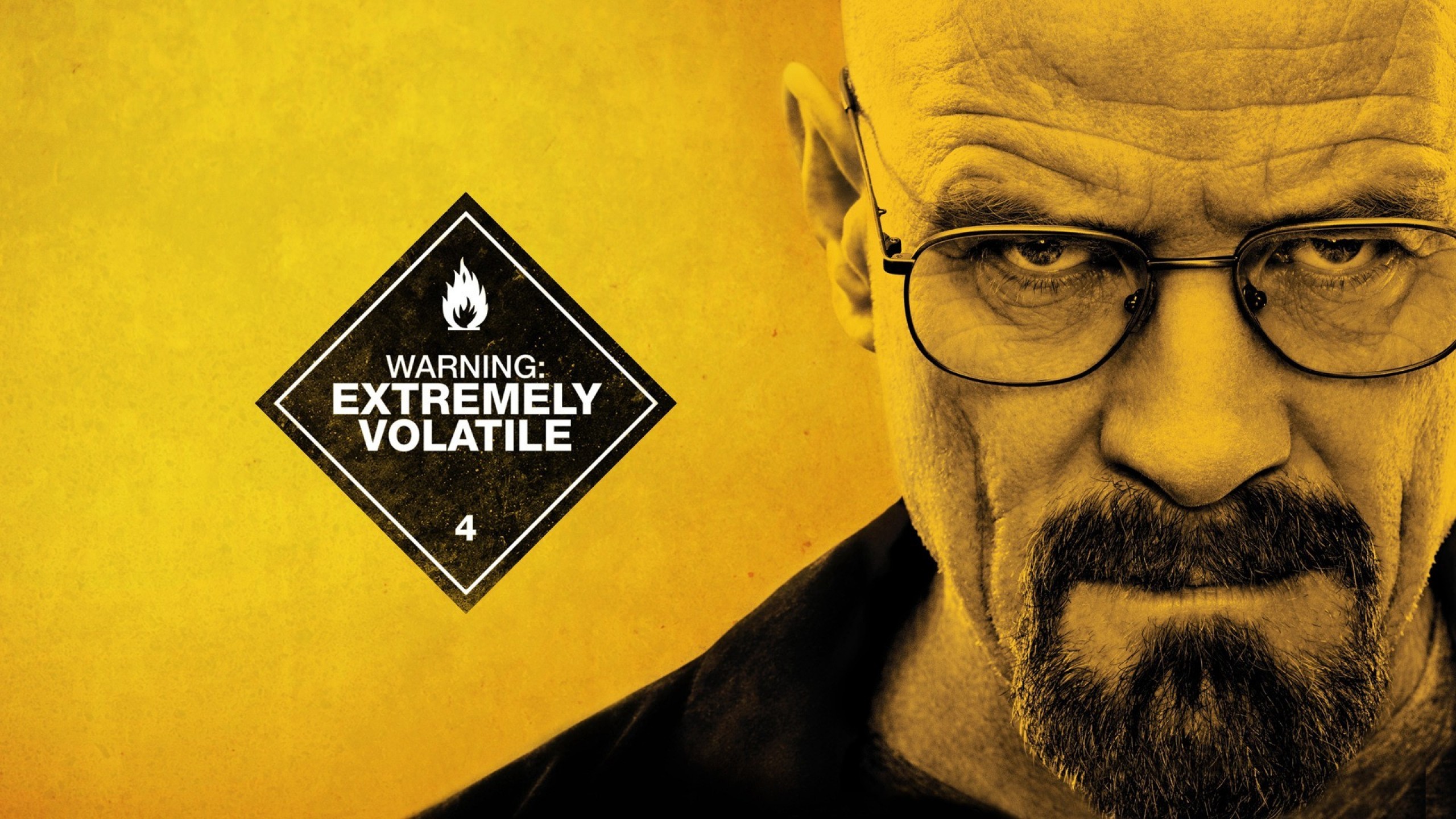 Download Bryan Cranston Walter White Yellow Warning TV Show Breaking