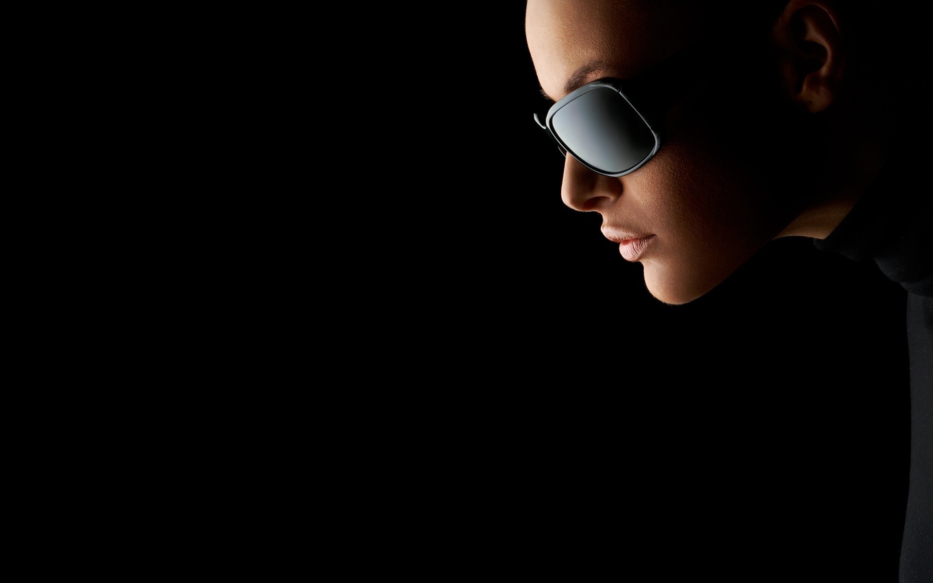 Download Sunglasses Woman Face HD Wallpaper