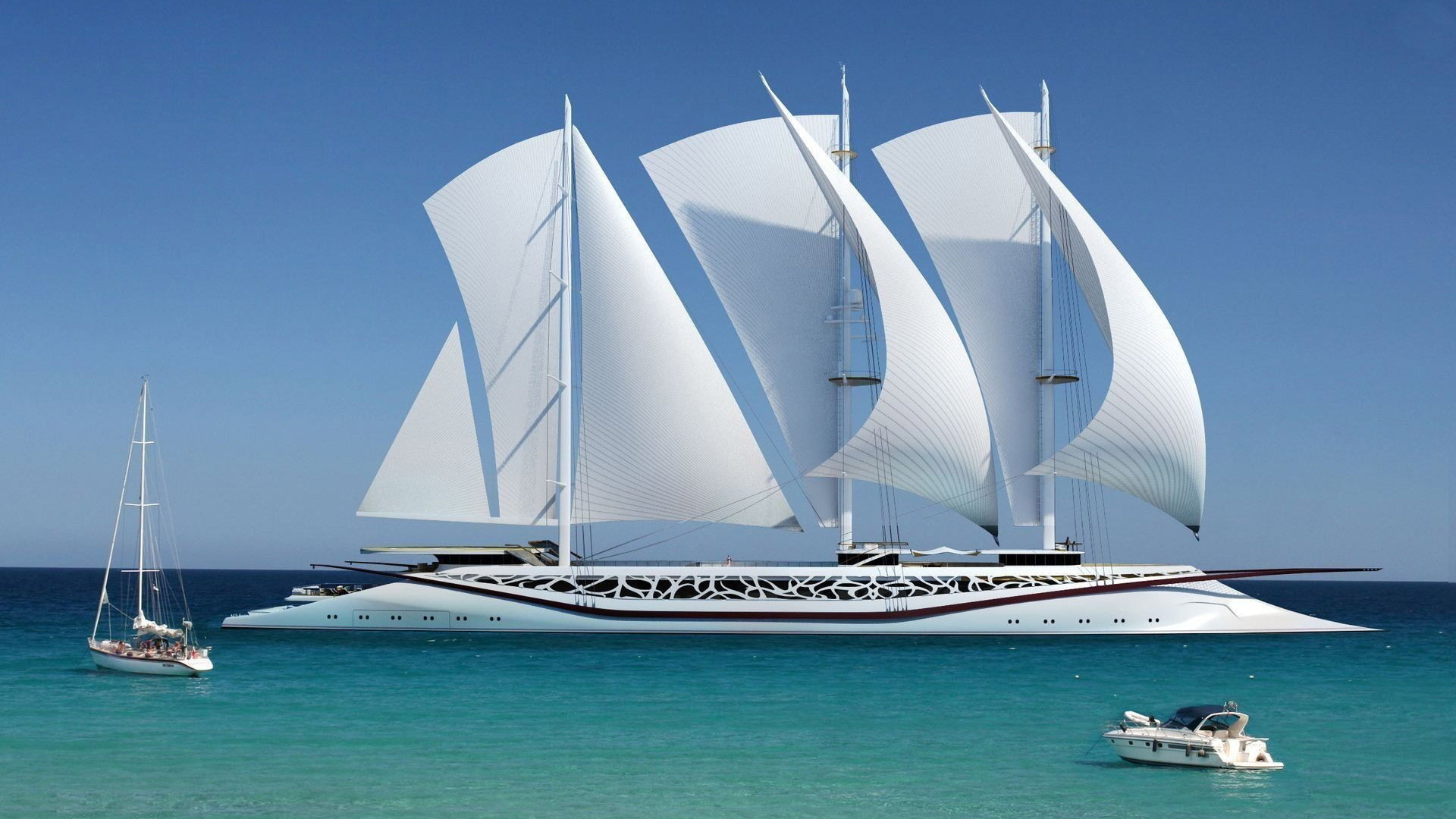 Yacht Full HD Wallpaper and Background Image 1920x1080 ID595750