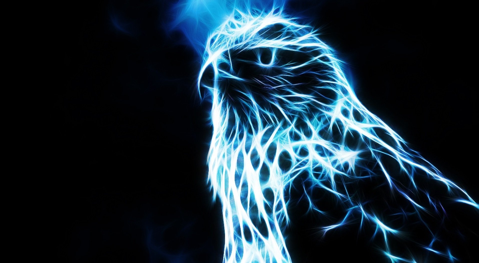 Fractal Eagle Wallpaper and Background Image 1917x1053