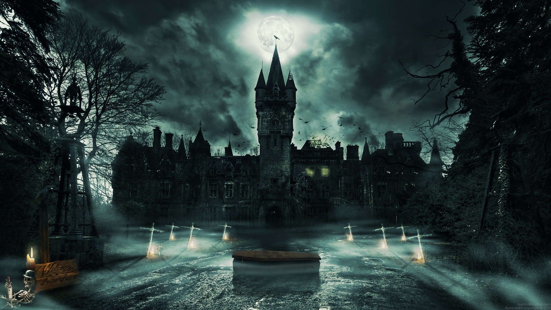 Gothic Castle HD Wallpaper Background Image 1920x1080 ID677759