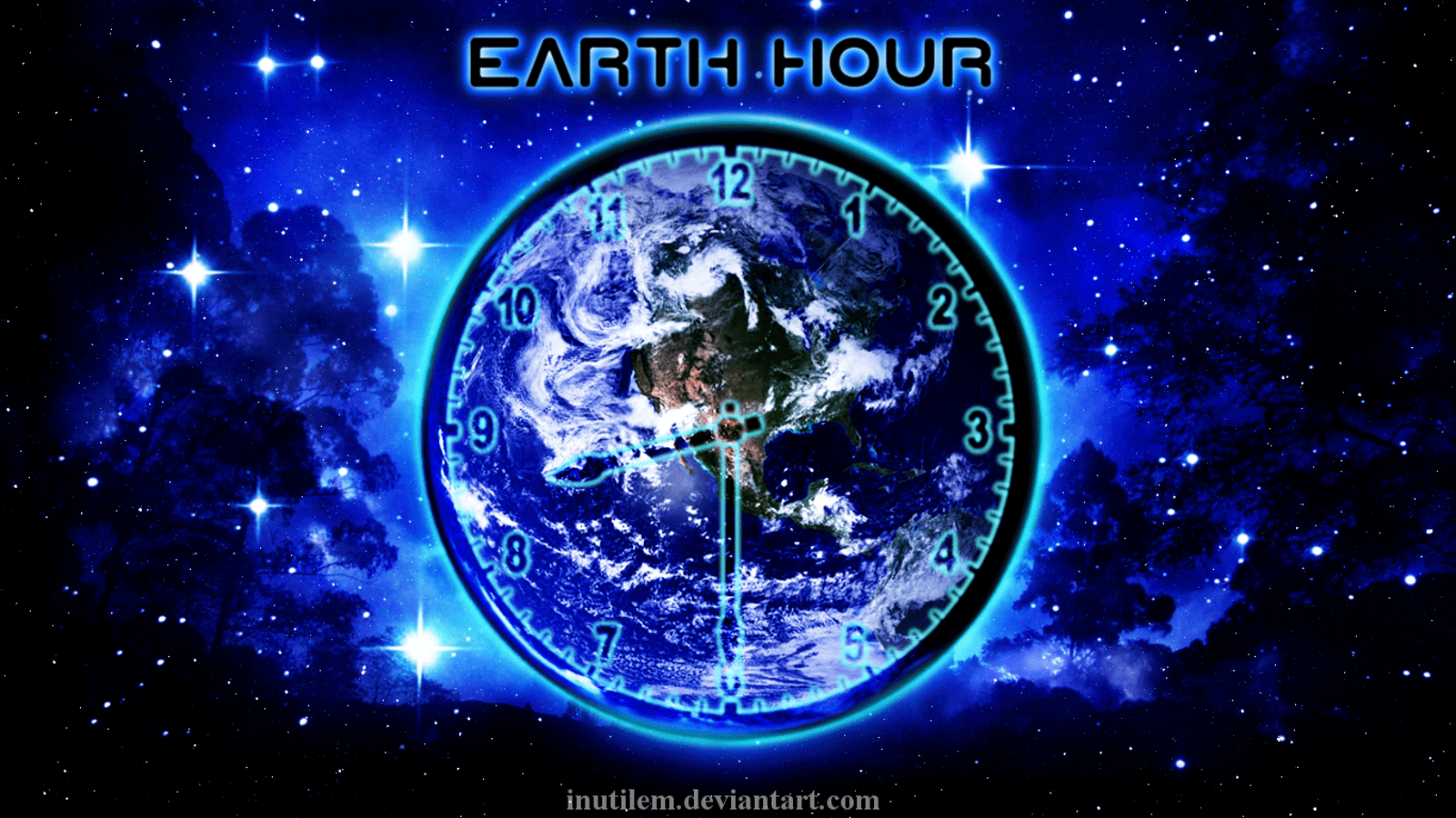Download Clock Earth Holiday Earth Day Wallpaper