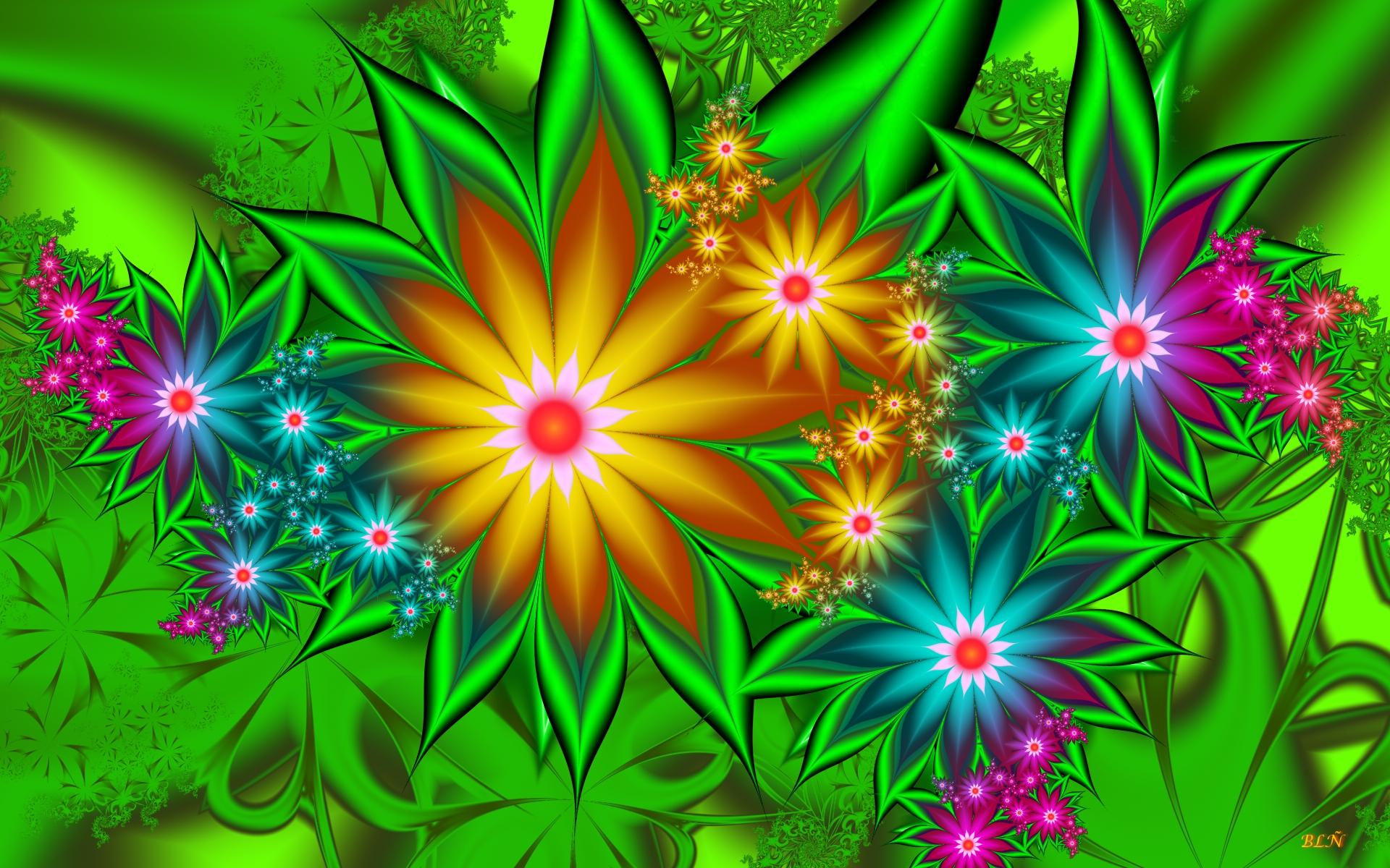 Colorful Flower Abstract HD Wallpaper Background Image 1920x1200 ID698992 Wallpaper Abyss