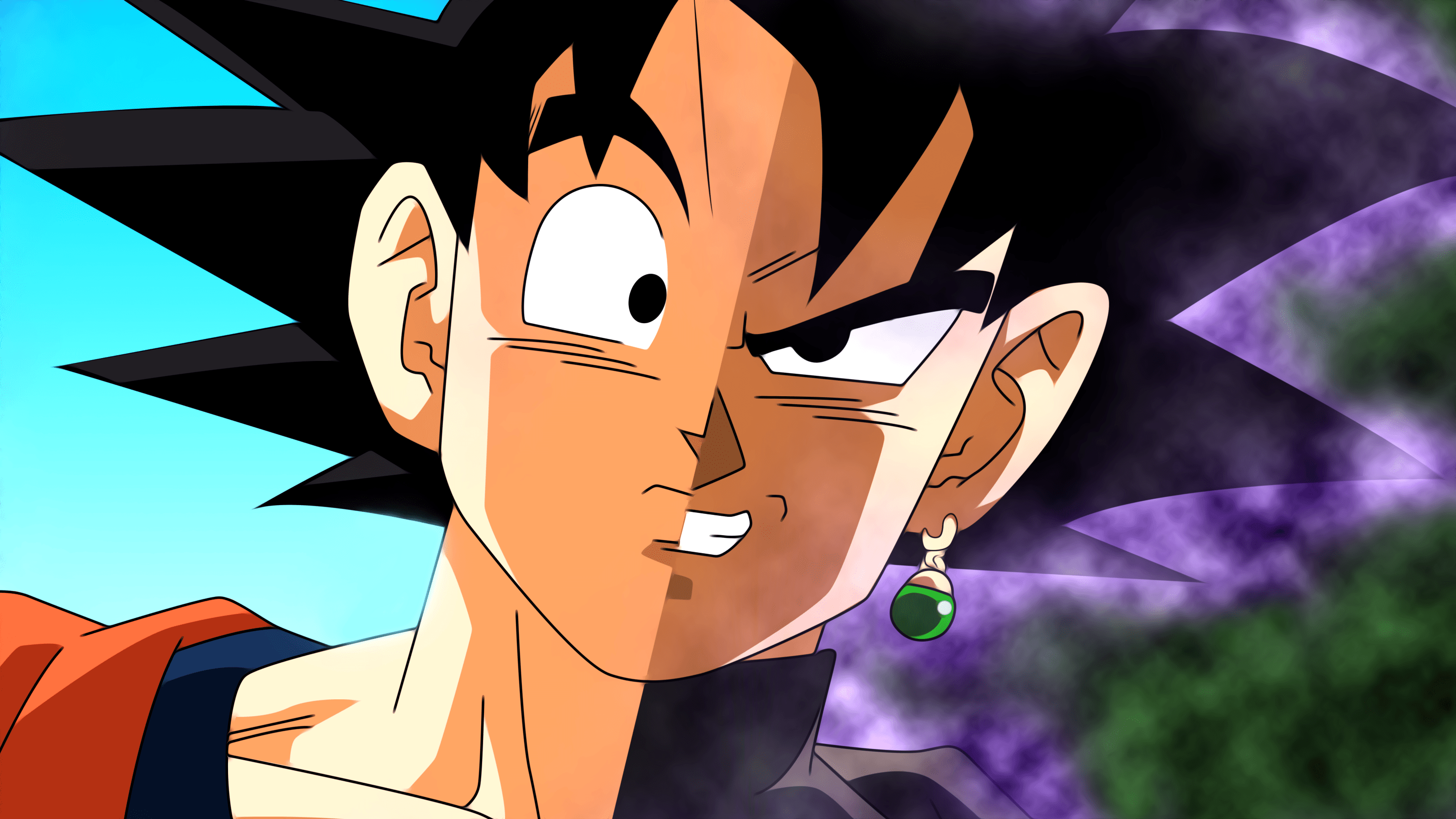 Goku and Black HD Wallpaper Background Image 2969x1670