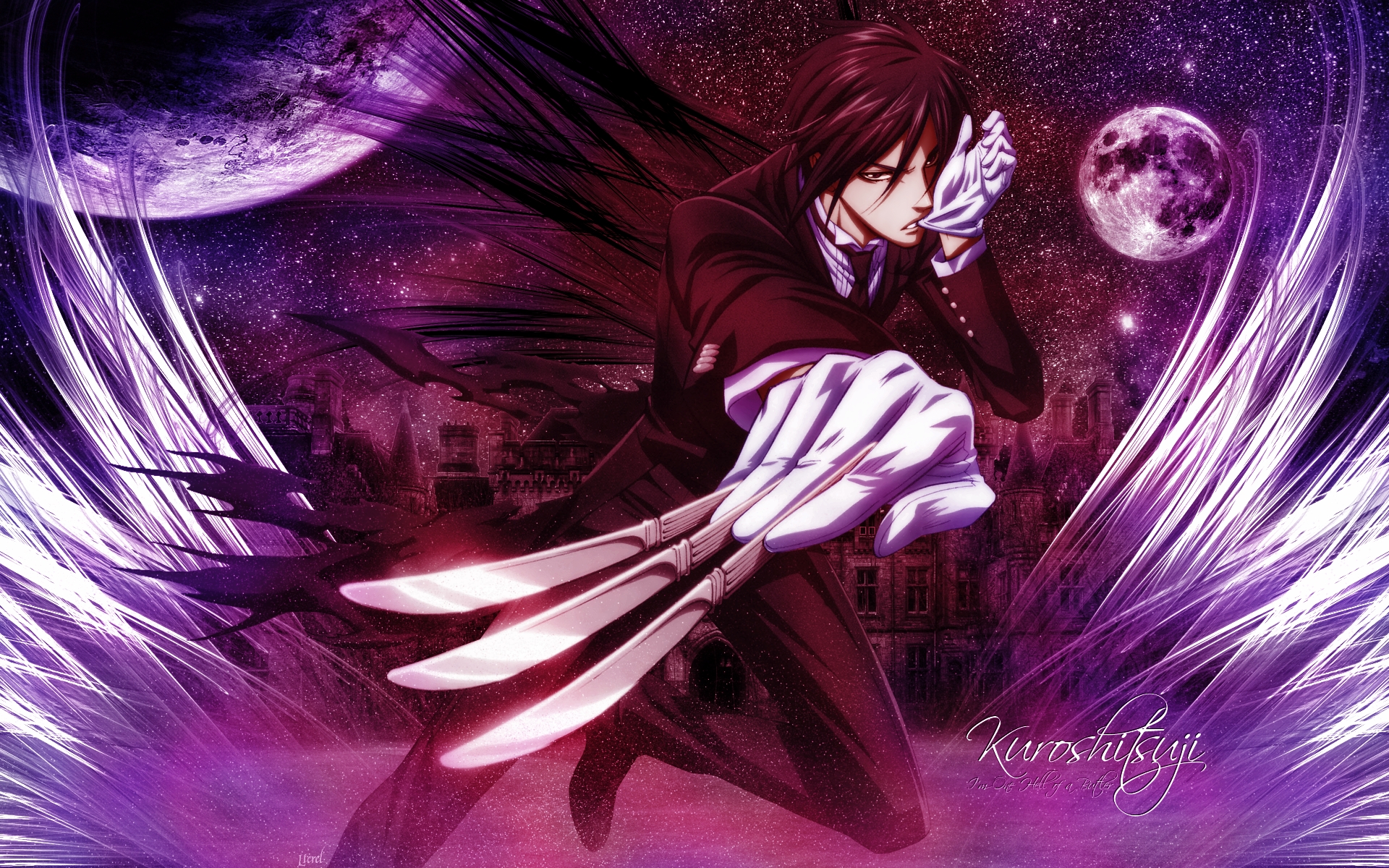 Download Sebastian Michaelis Anime Black Butler HD Wallpaper