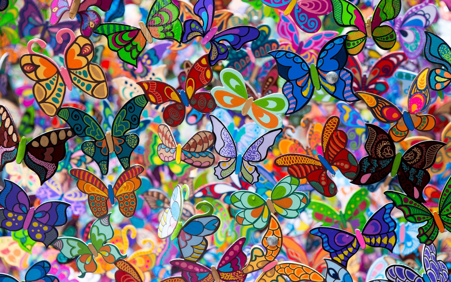 Download Colorful Colors Artistic Butterfly HD Wallpaper