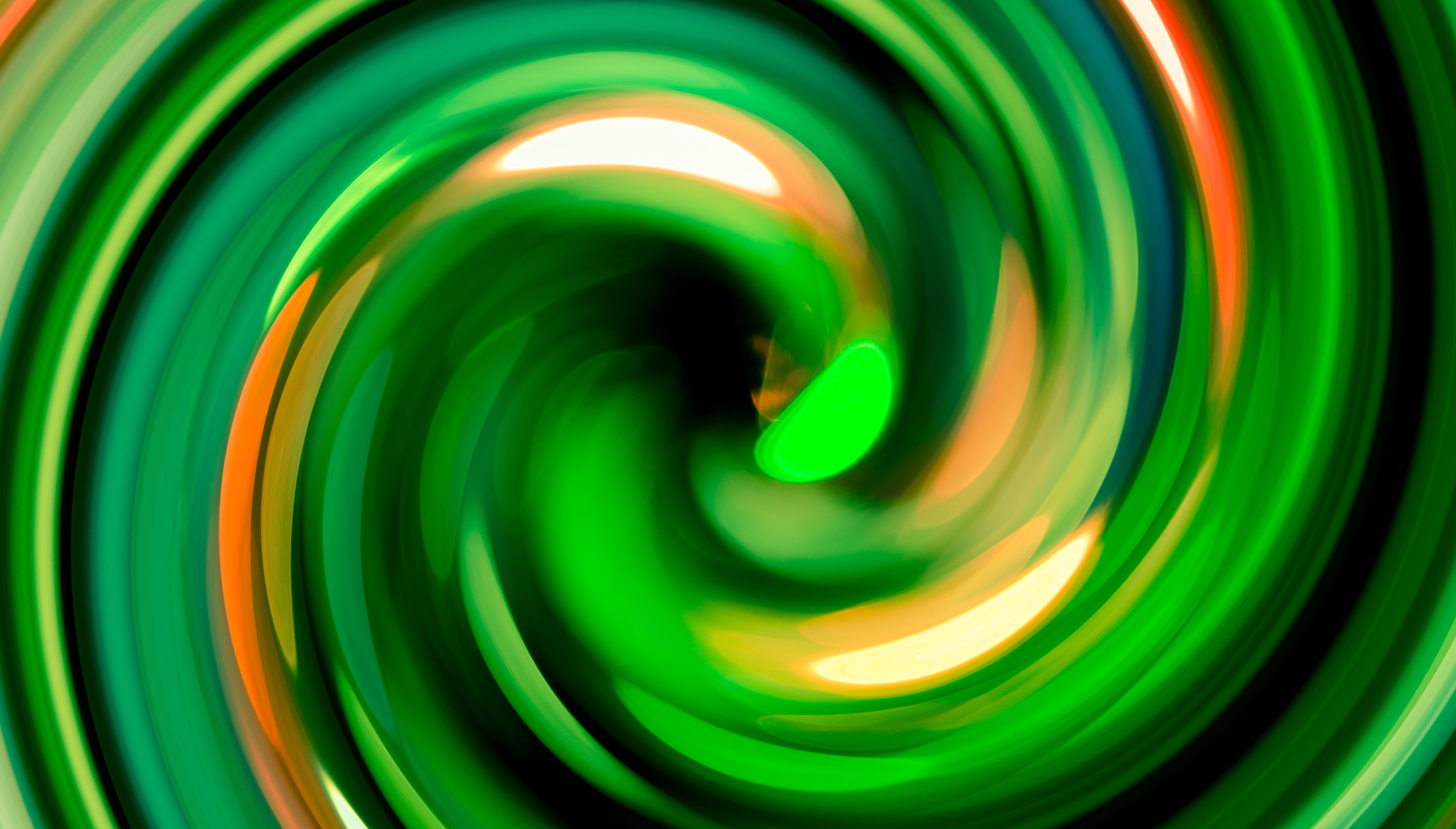 Download Green Abstract Swirl 4k Ultra HD Wallpaper