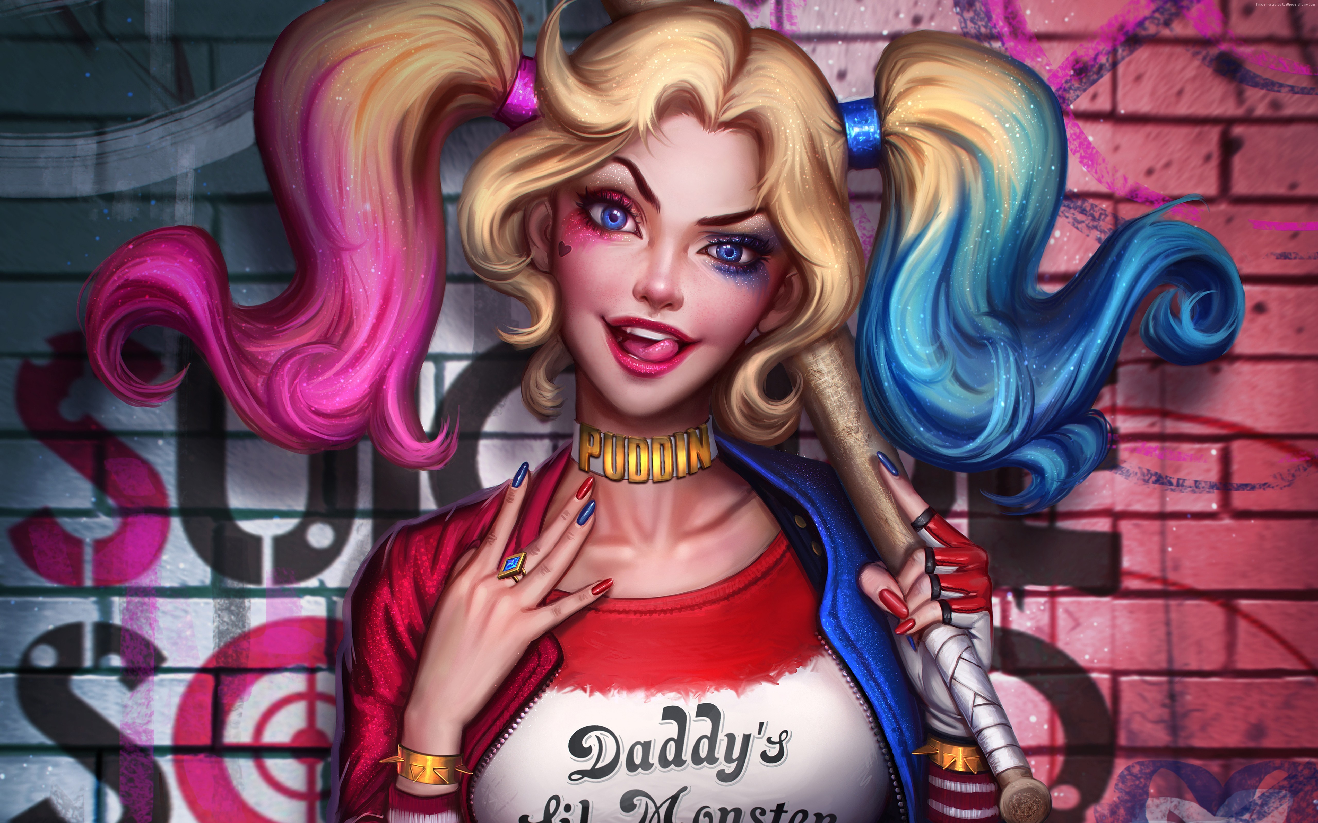 Comics Harley Quinn 4k Ultra HD Fondo De Pantalla
