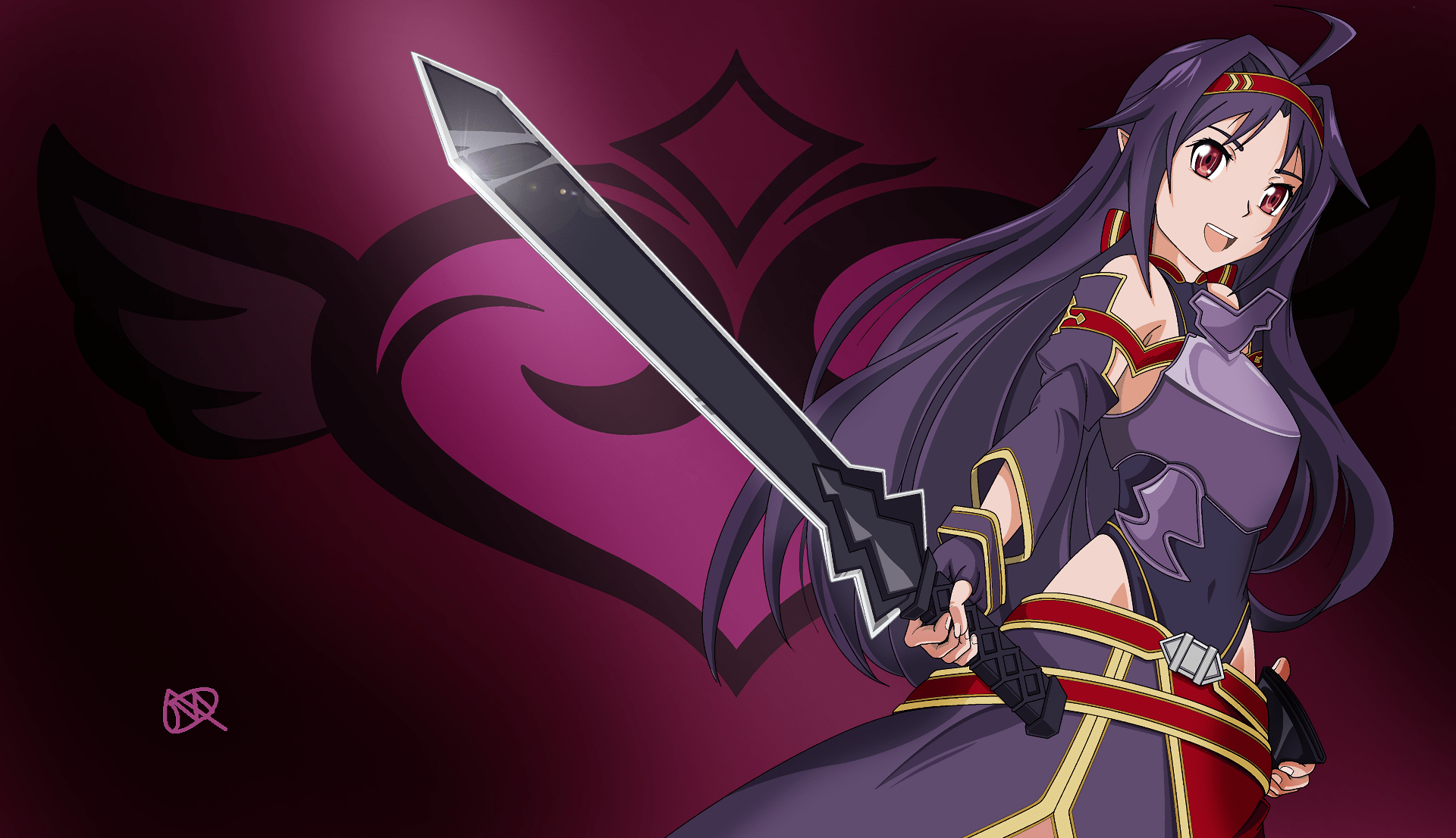 Download Yuuki Konno Anime Sword Art Online II HD Wallpaper