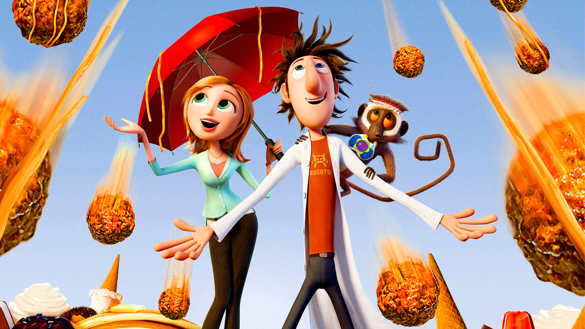Download Movie Cloudy With A Chance Of Meatballs HD Wallpaper